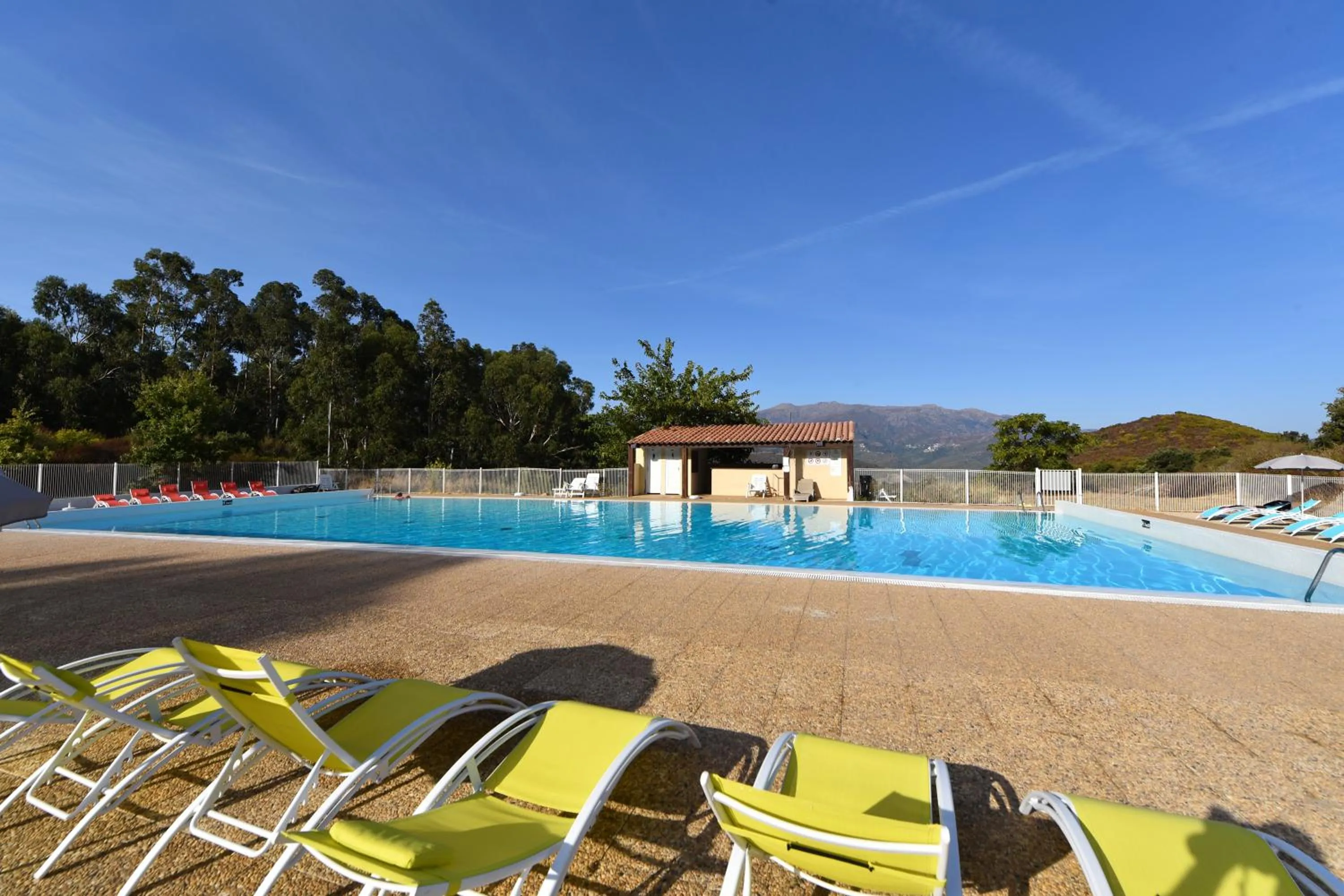 Swimming pool in Hôtel "U Nebbiu"