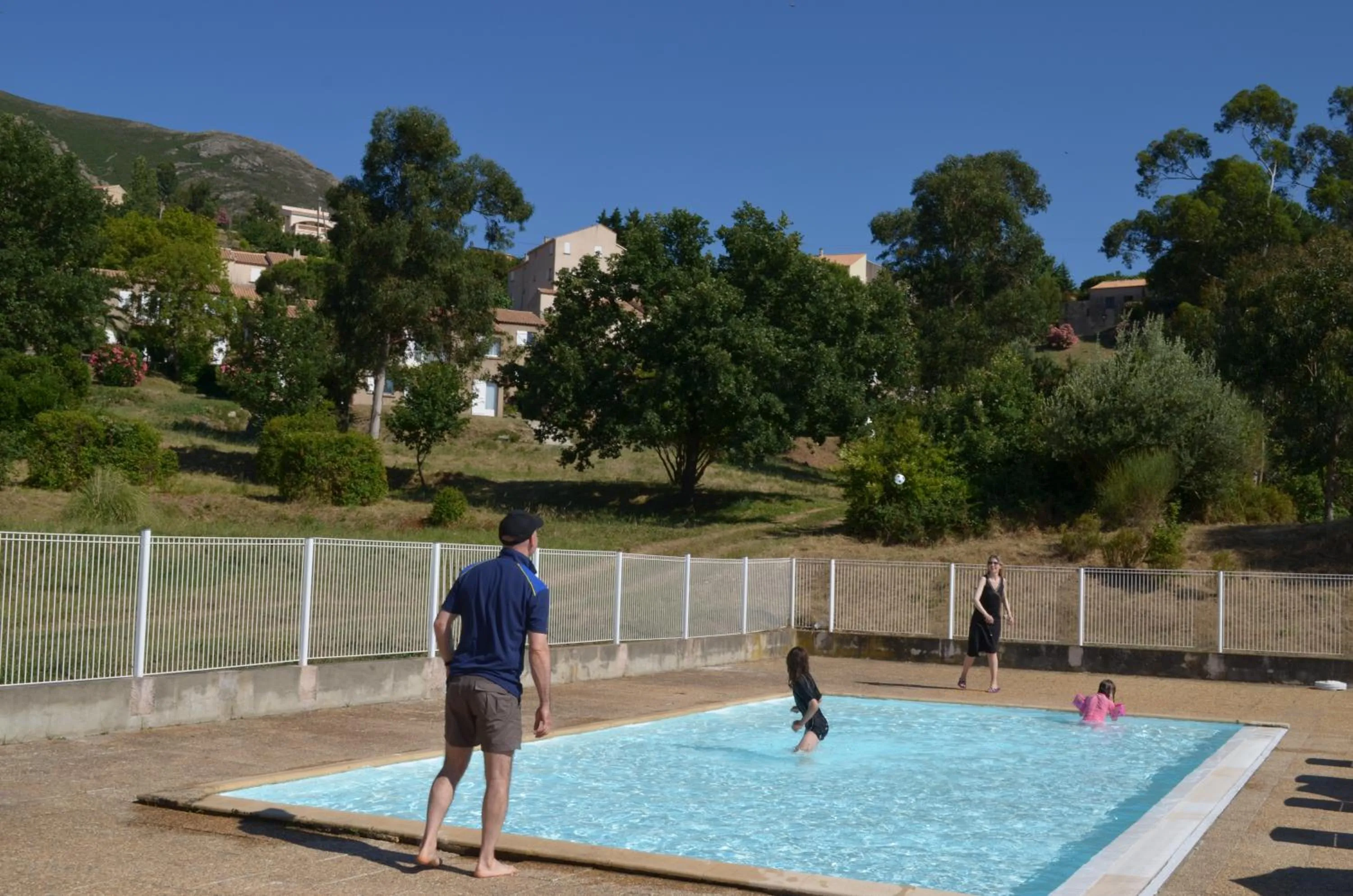 Swimming pool in Hôtel "U Nebbiu"
