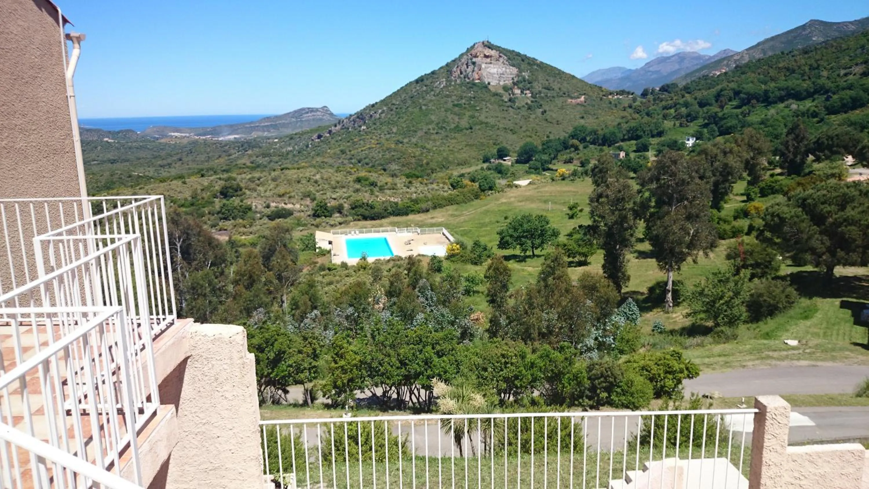 View (from property/room) in Hôtel "U Nebbiu"