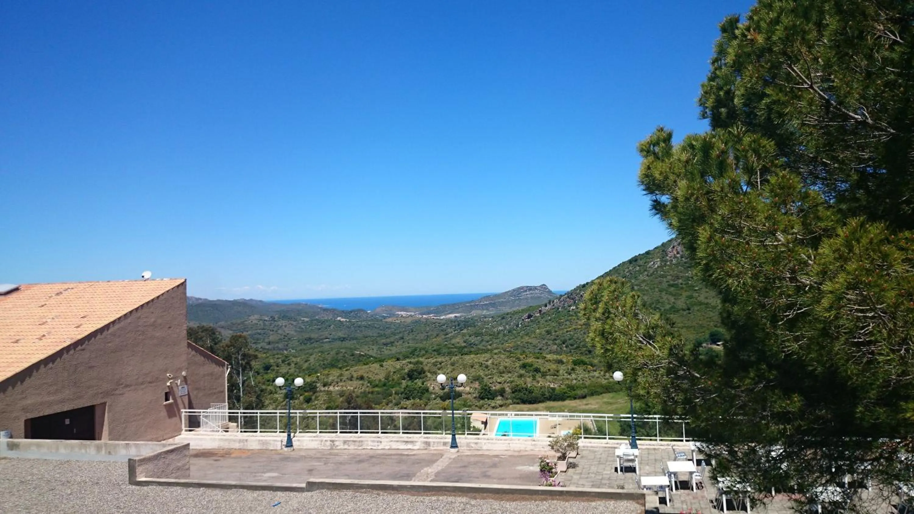 View (from property/room) in Hôtel "U Nebbiu"