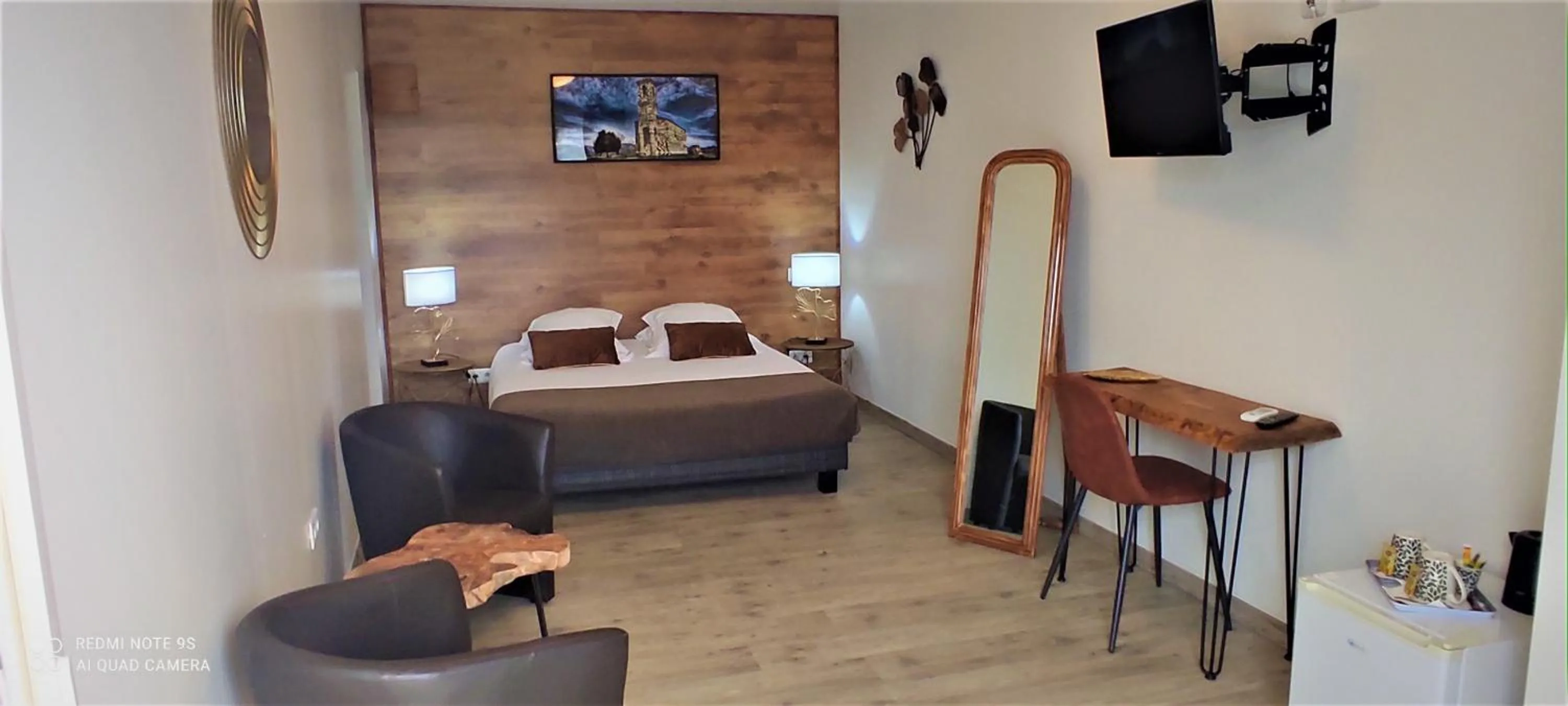 Bed in Hôtel "U Nebbiu"