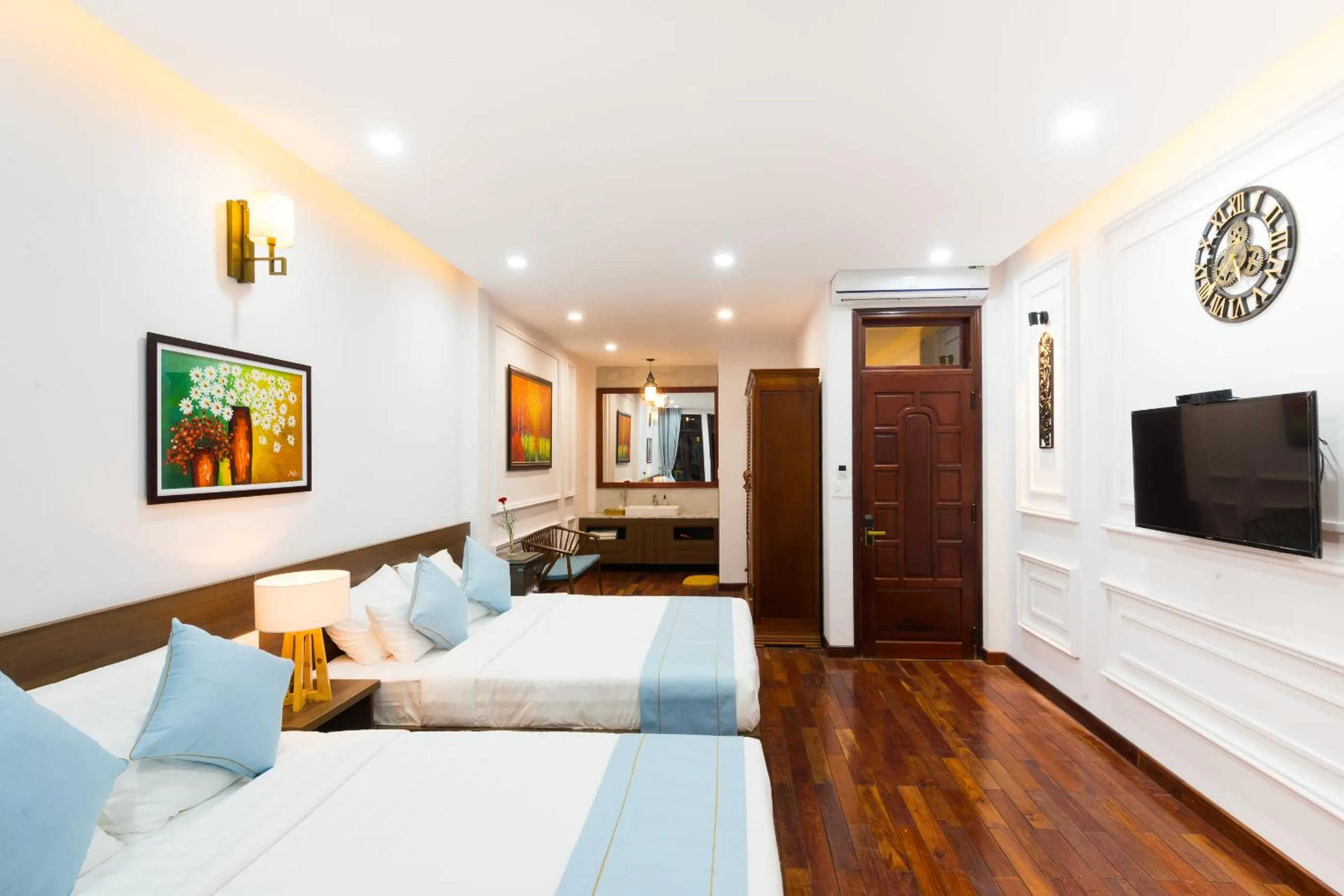 TV and multimedia, Bed in Bill Ben Homestay Hoi An