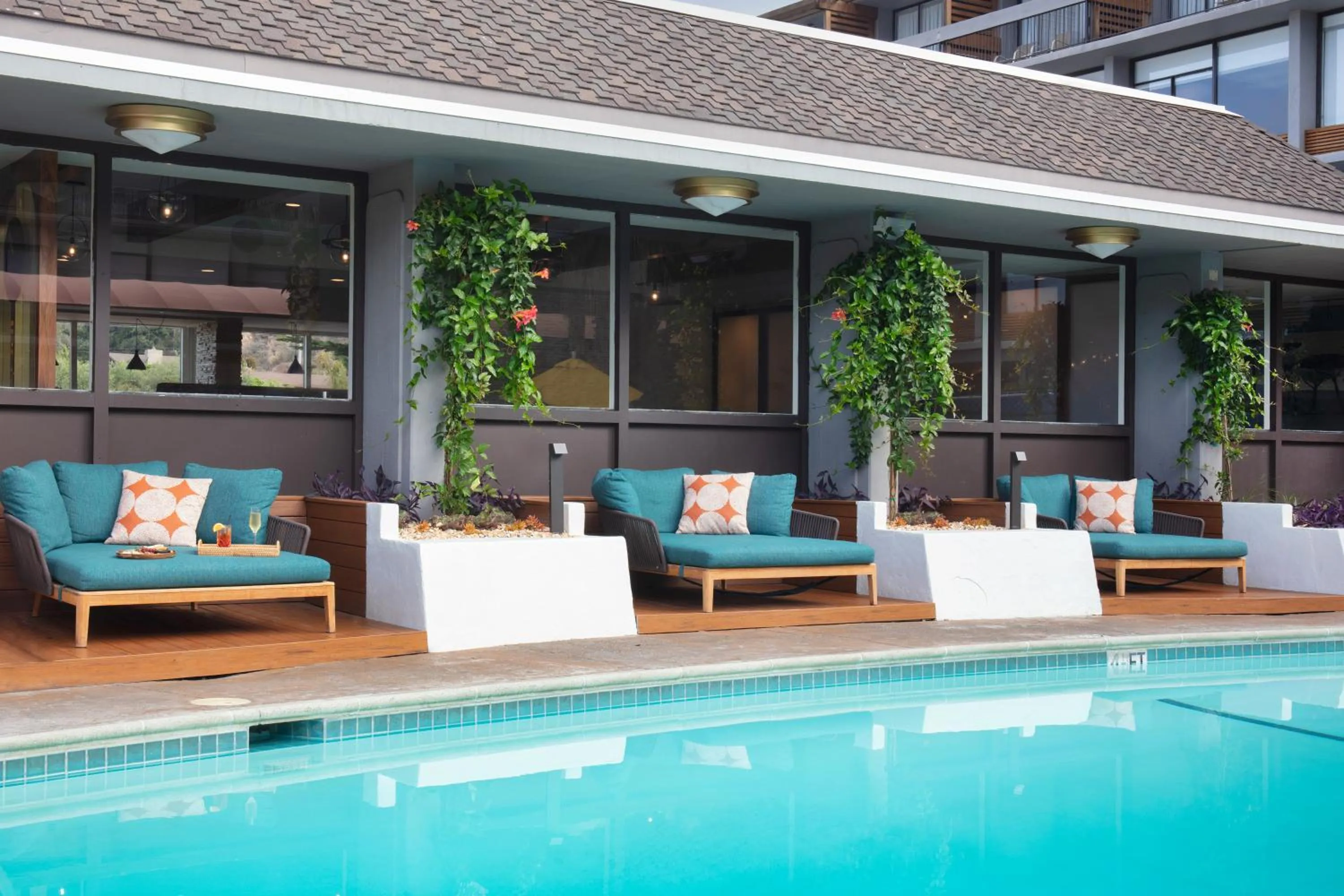 Swimming pool in Carmel Mission Inn