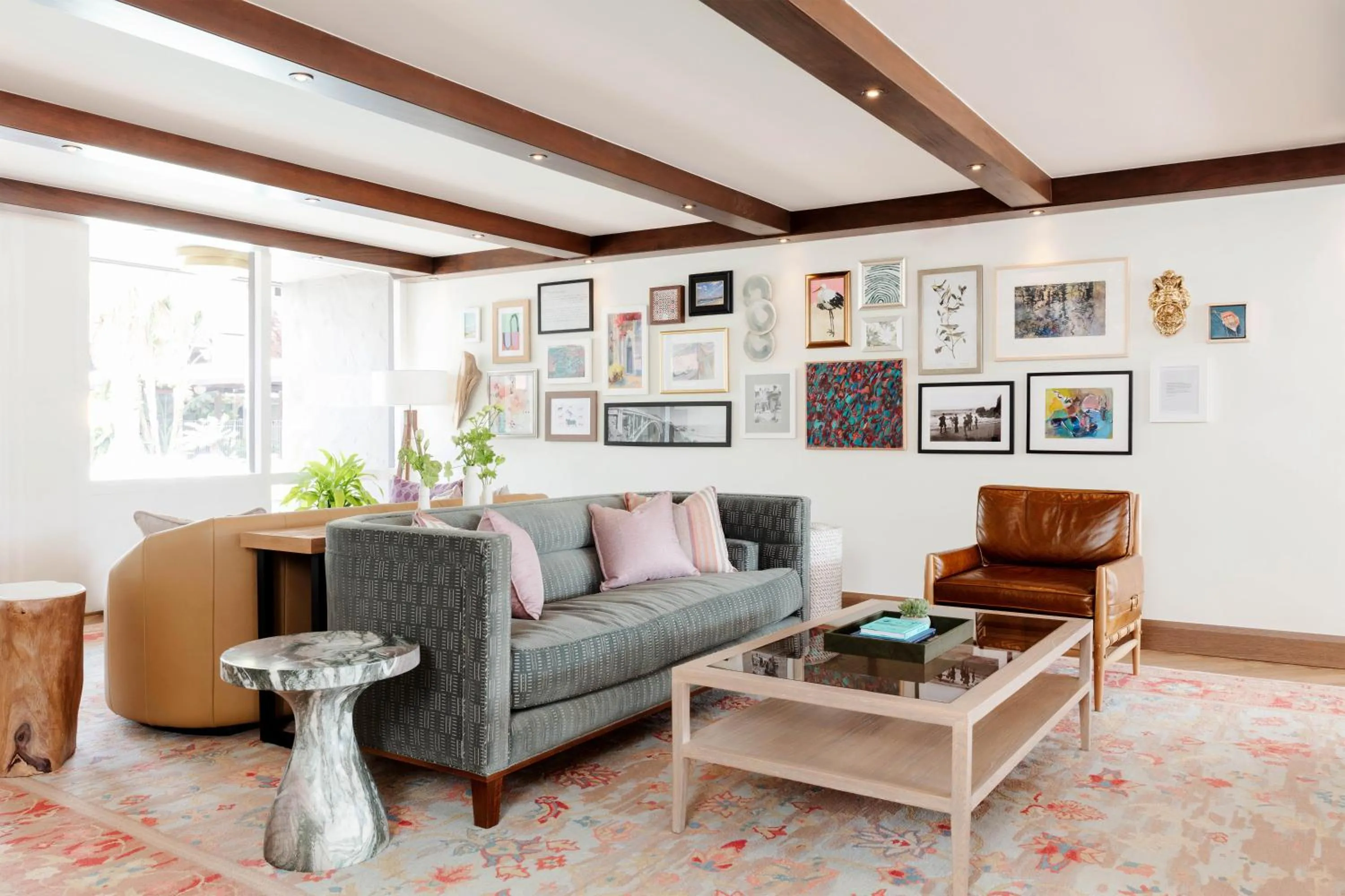 Lobby or reception in Carmel Mission Inn
