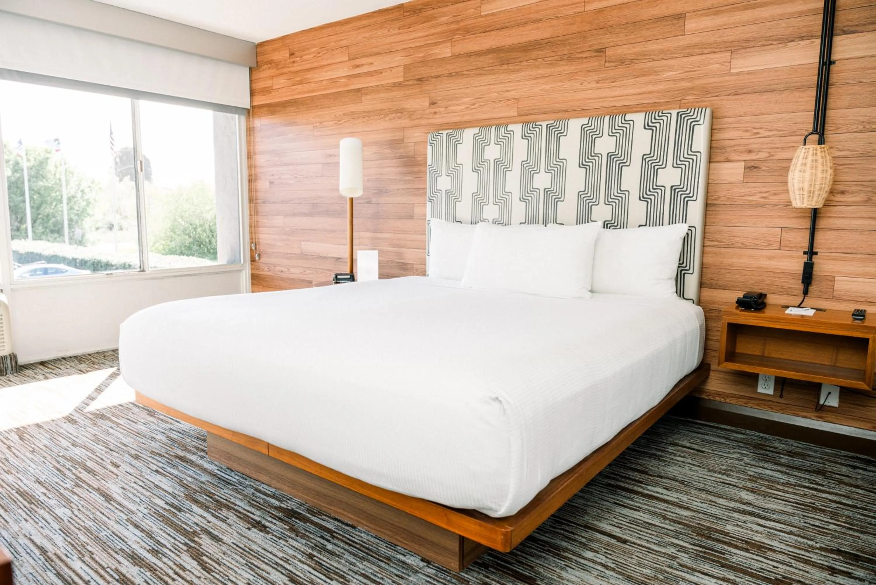 Bed in Carmel Mission Inn