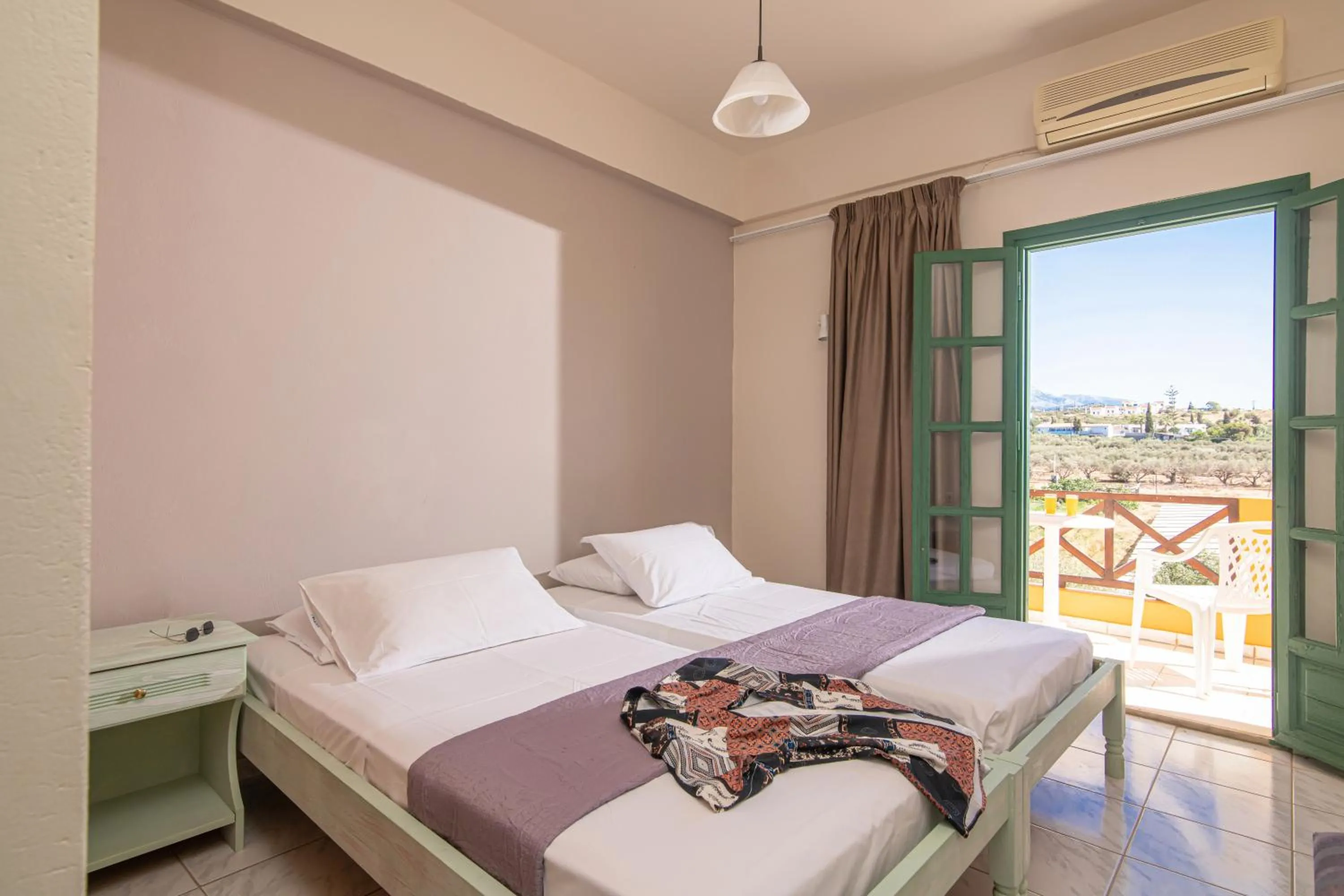 Bedroom, Bed in Portokali Apartments