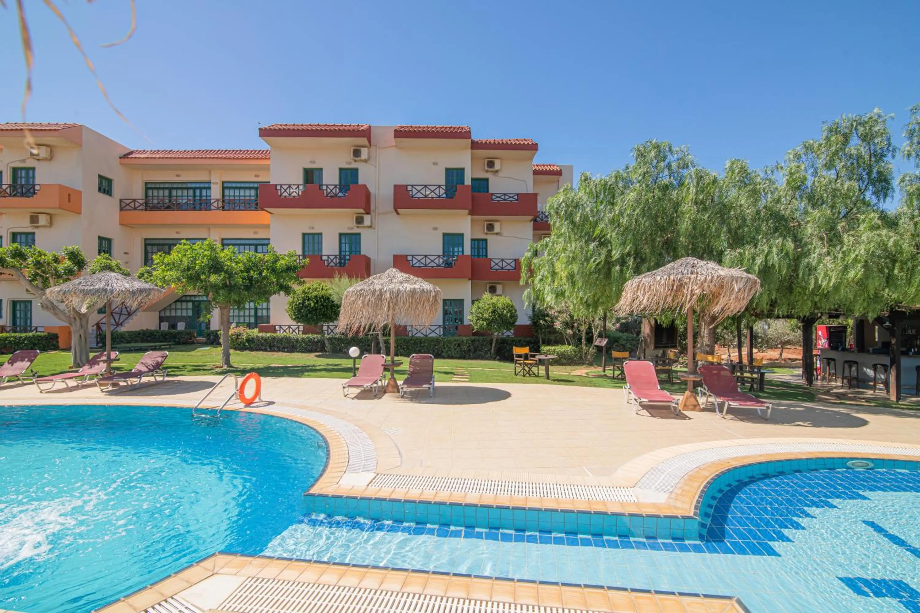 Swimming pool in Portokali Apartments
