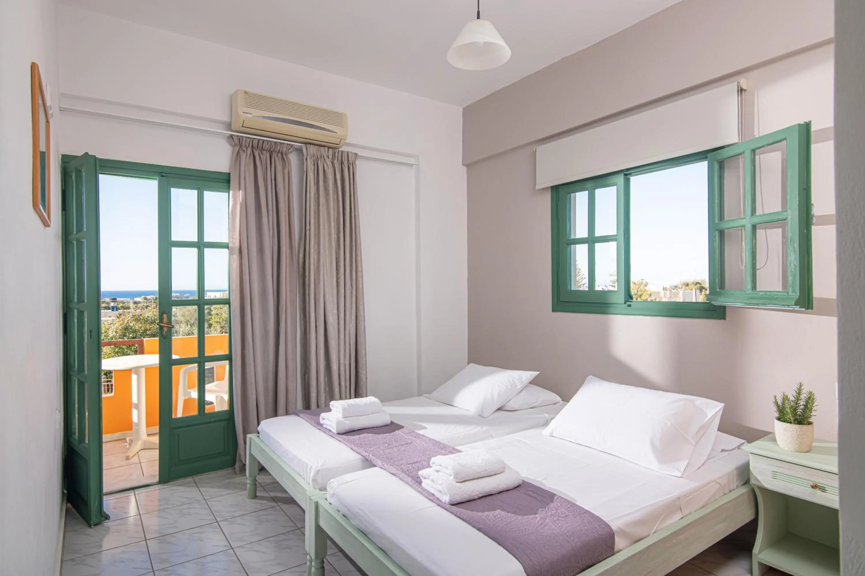 Bedroom, Bed in Portokali Apartments