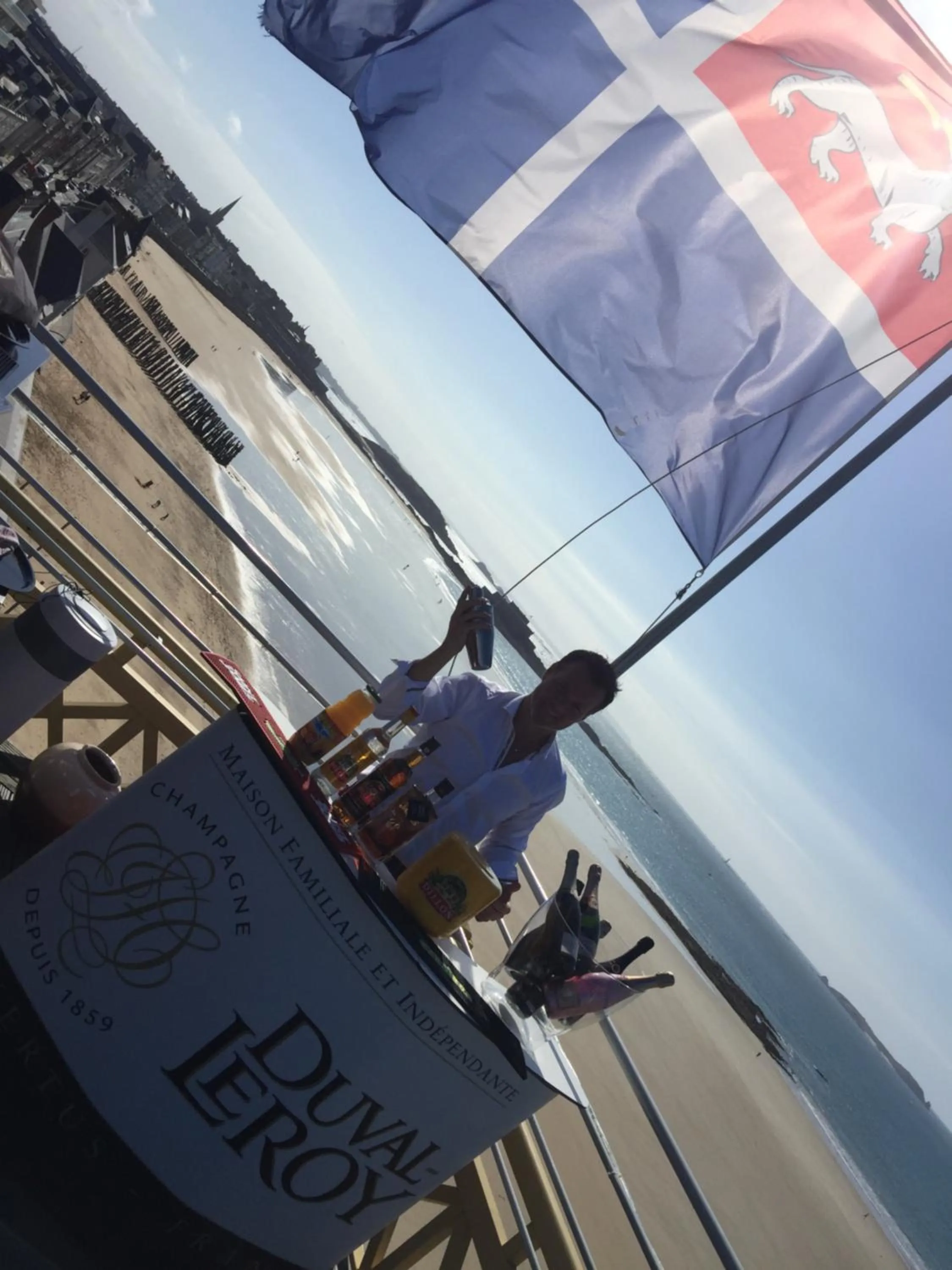 Sea view in Ambassadeurs Logis Hotel