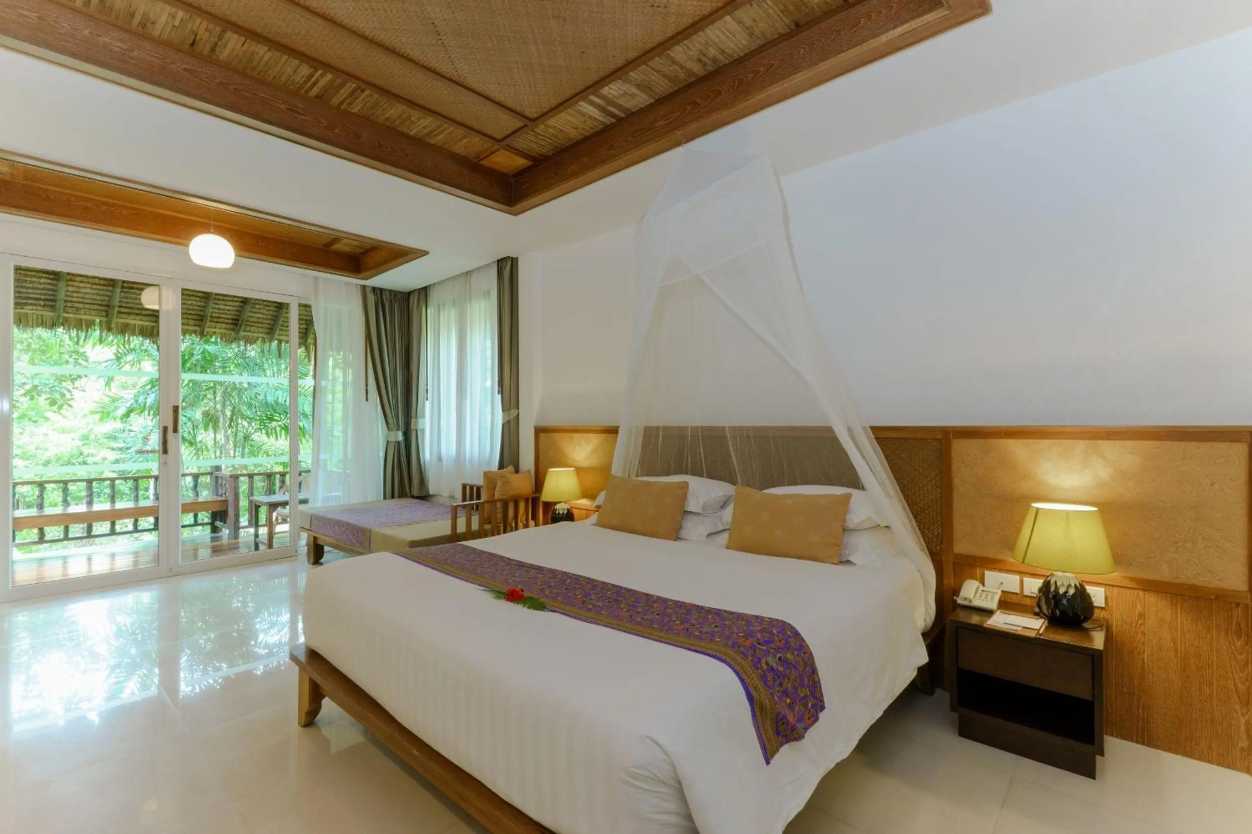 Bed in Ban Sainai Resort- Aonang's Green Resort