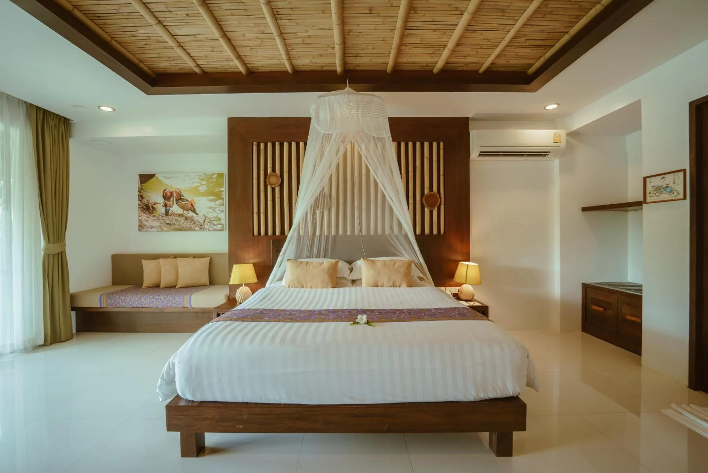 Bed in Ban Sainai Resort- Aonang's Green Resort