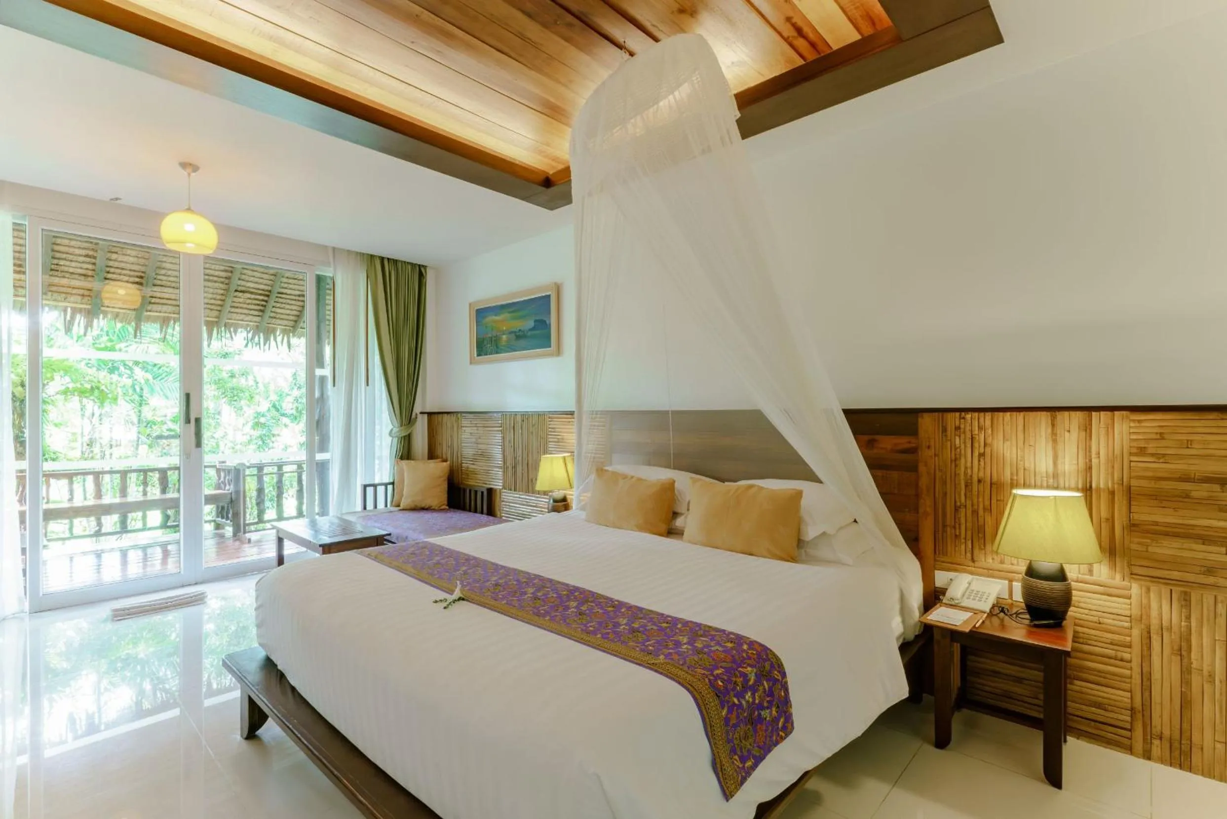 Bed in Ban Sainai Resort- Aonang's Green Resort