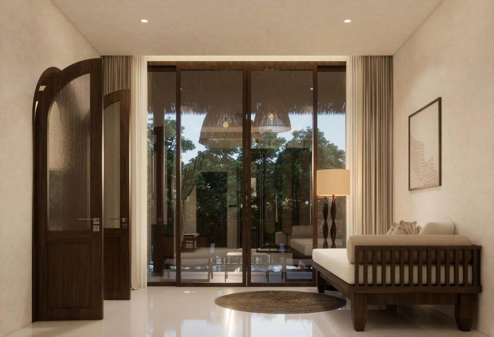 Bed in Ban Sainai Resort- Aonang's Green Resort