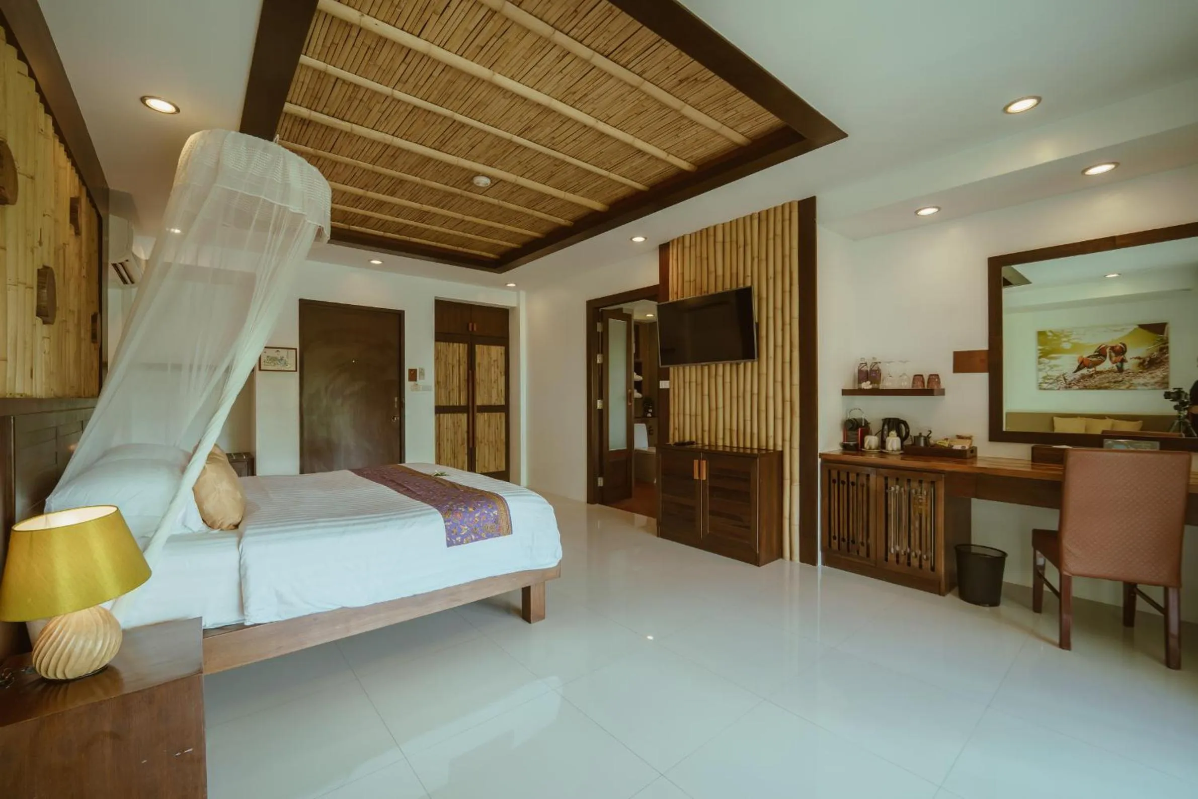 Bed in Ban Sainai Resort- Aonang's Green Resort