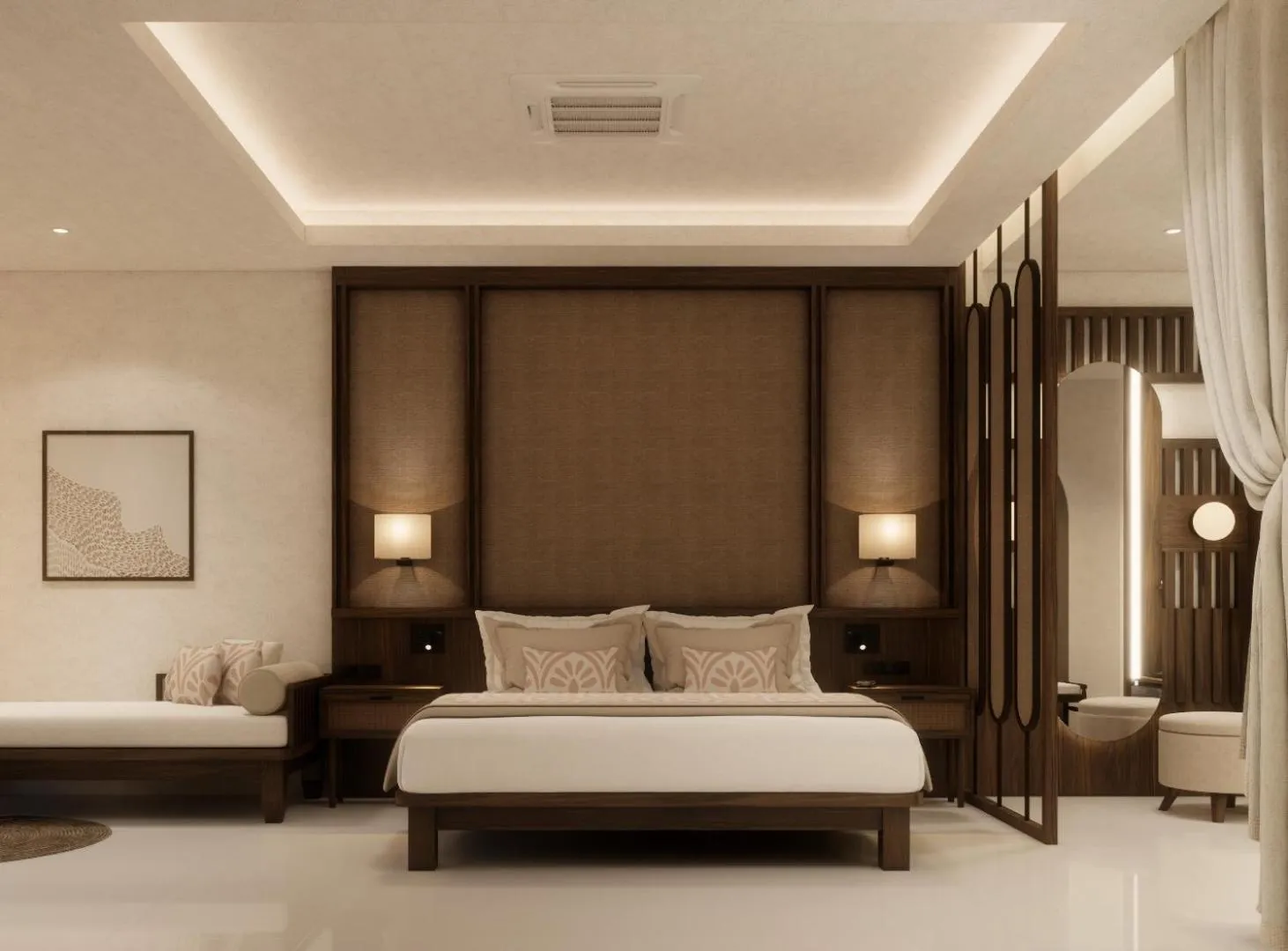 Bed in Ban Sainai Resort- Aonang's Green Resort