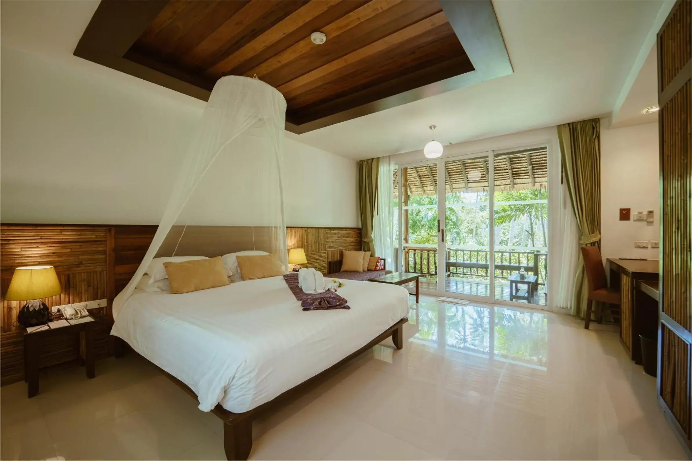Bedroom, Bed in Ban Sainai Resort- SHA Extra Plus Aonang's Green Resort Bedroom, Bed in Ban Sainai Resort- SHA Extra Plus Aonang's Green Resort
