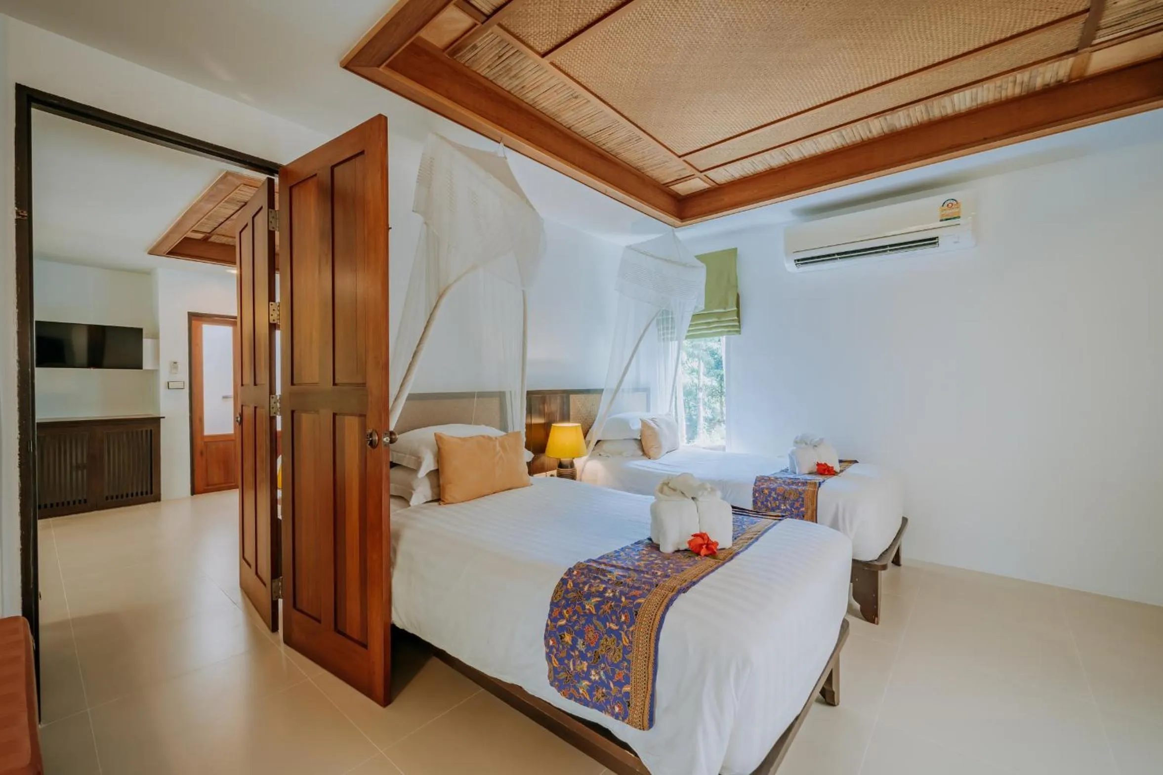 Bed in Ban Sainai Resort- Aonang's Green Resort