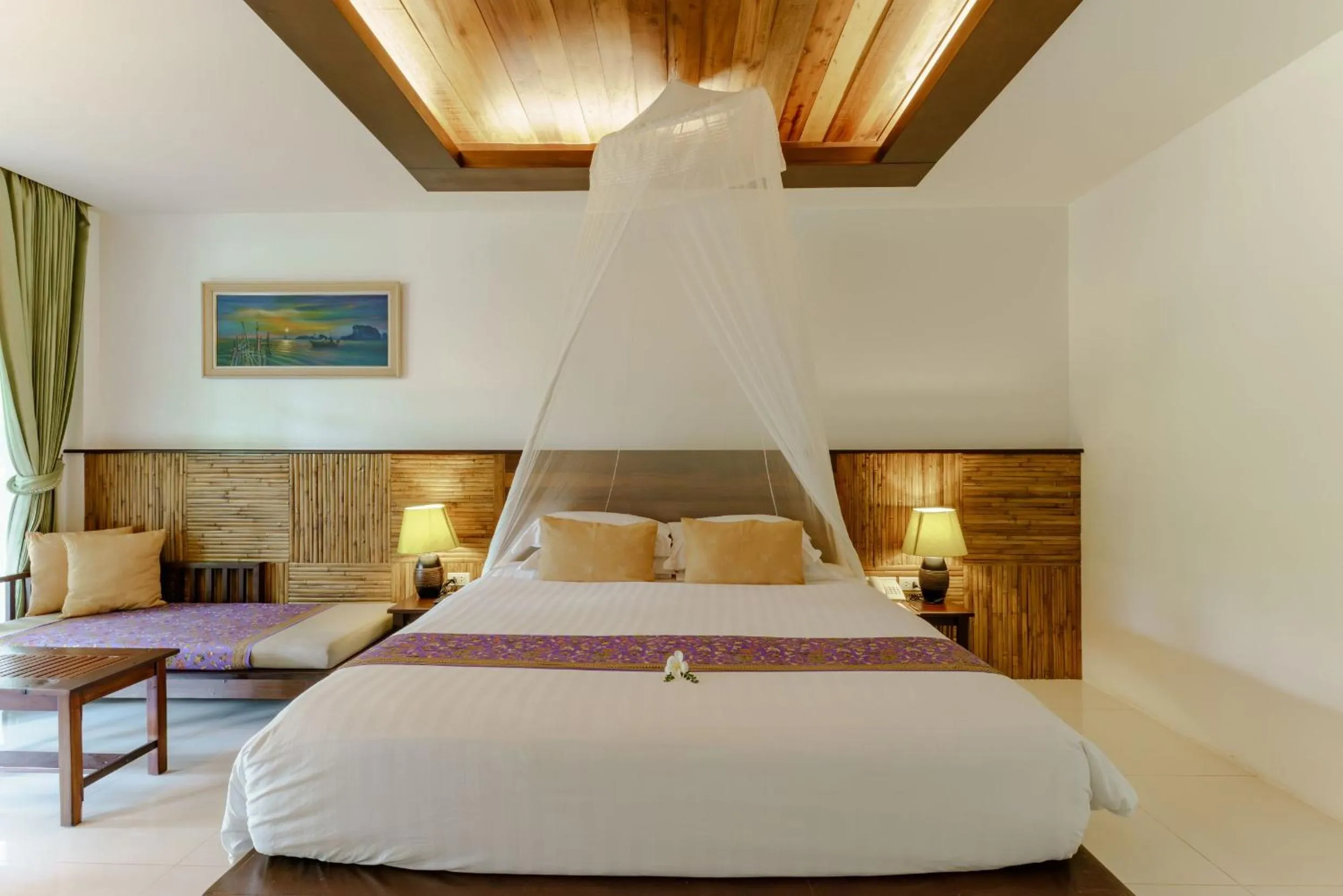 Bed in Ban Sainai Resort- Aonang's Green Resort