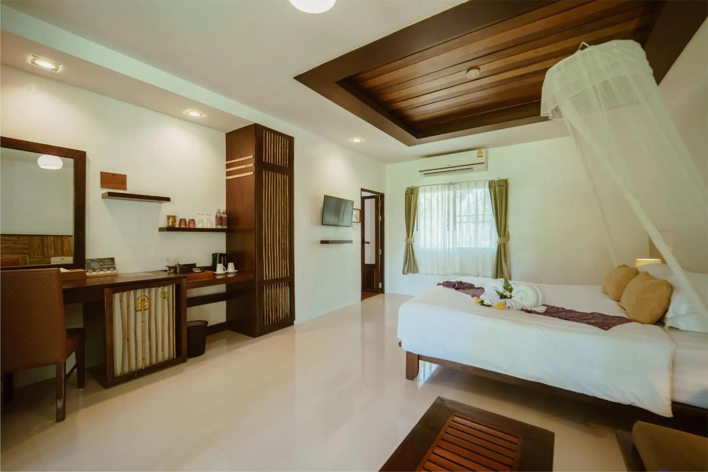 Bed in Ban Sainai Resort- Aonang's Green Resort Bed in Ban Sainai Resort- Aonang's Green Resort