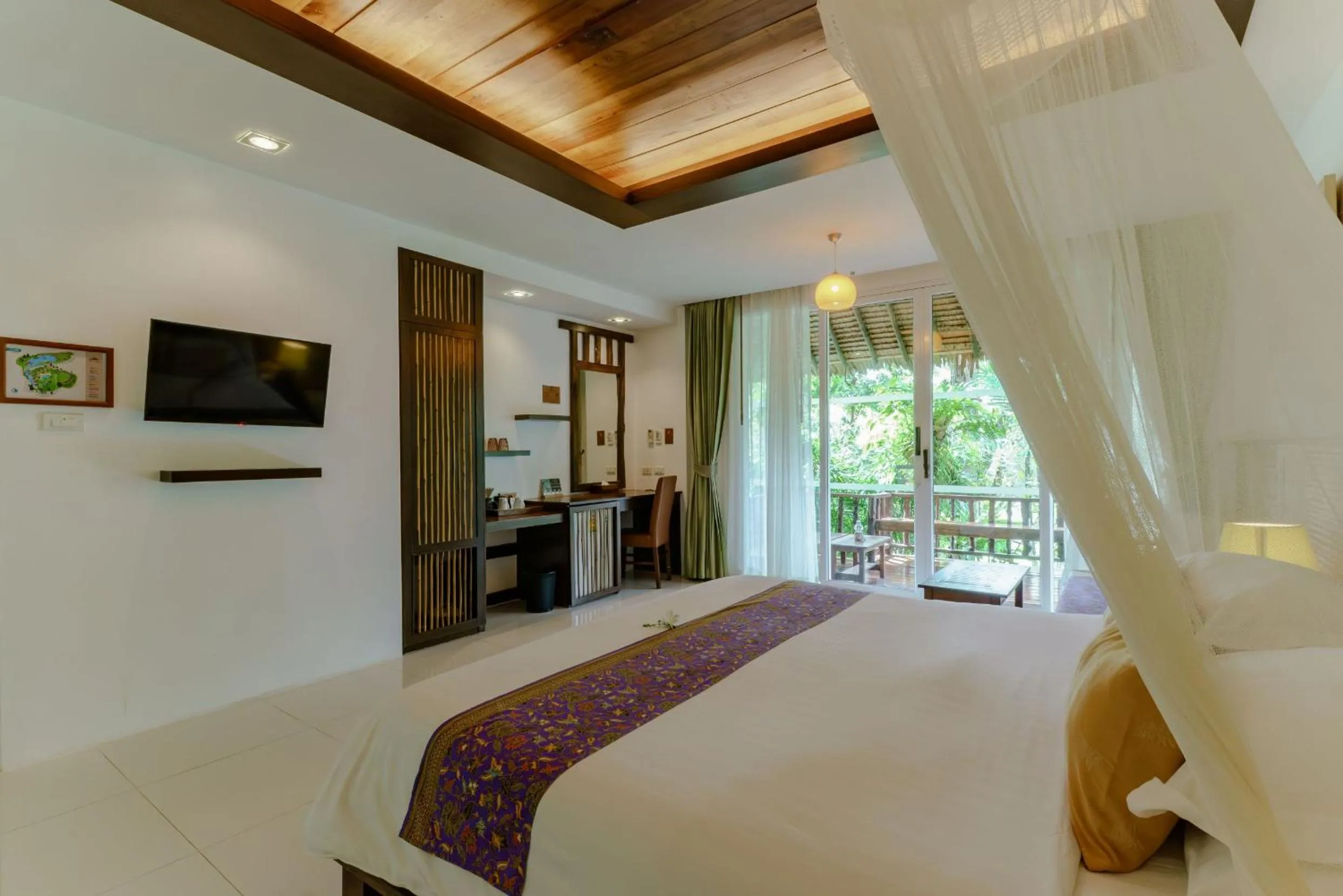 Bed in Ban Sainai Resort- Aonang's Green Resort