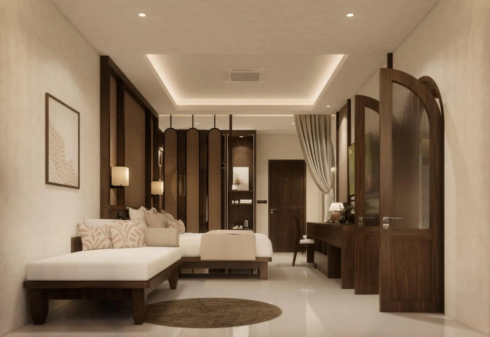 Bed in Ban Sainai Resort- Aonang's Green Resort