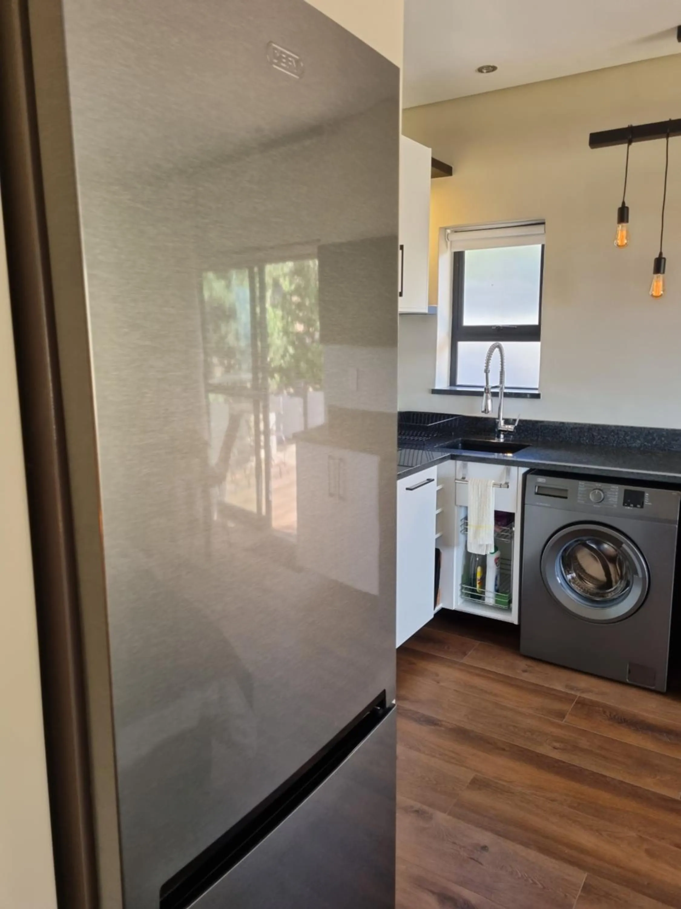 Kitchen or kitchenette in Vrede Selfcatering