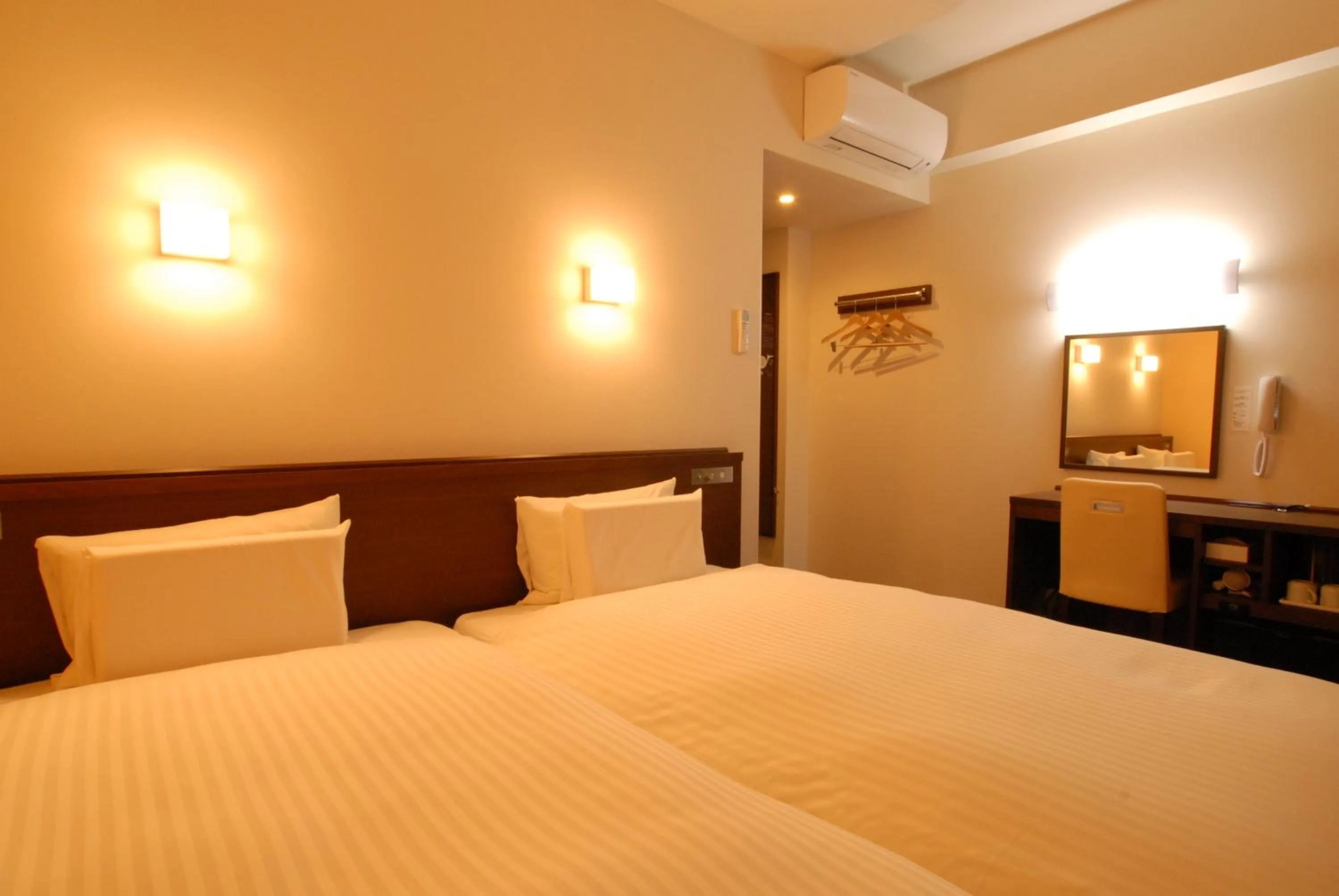 Bed in AB Hotel Isesaki