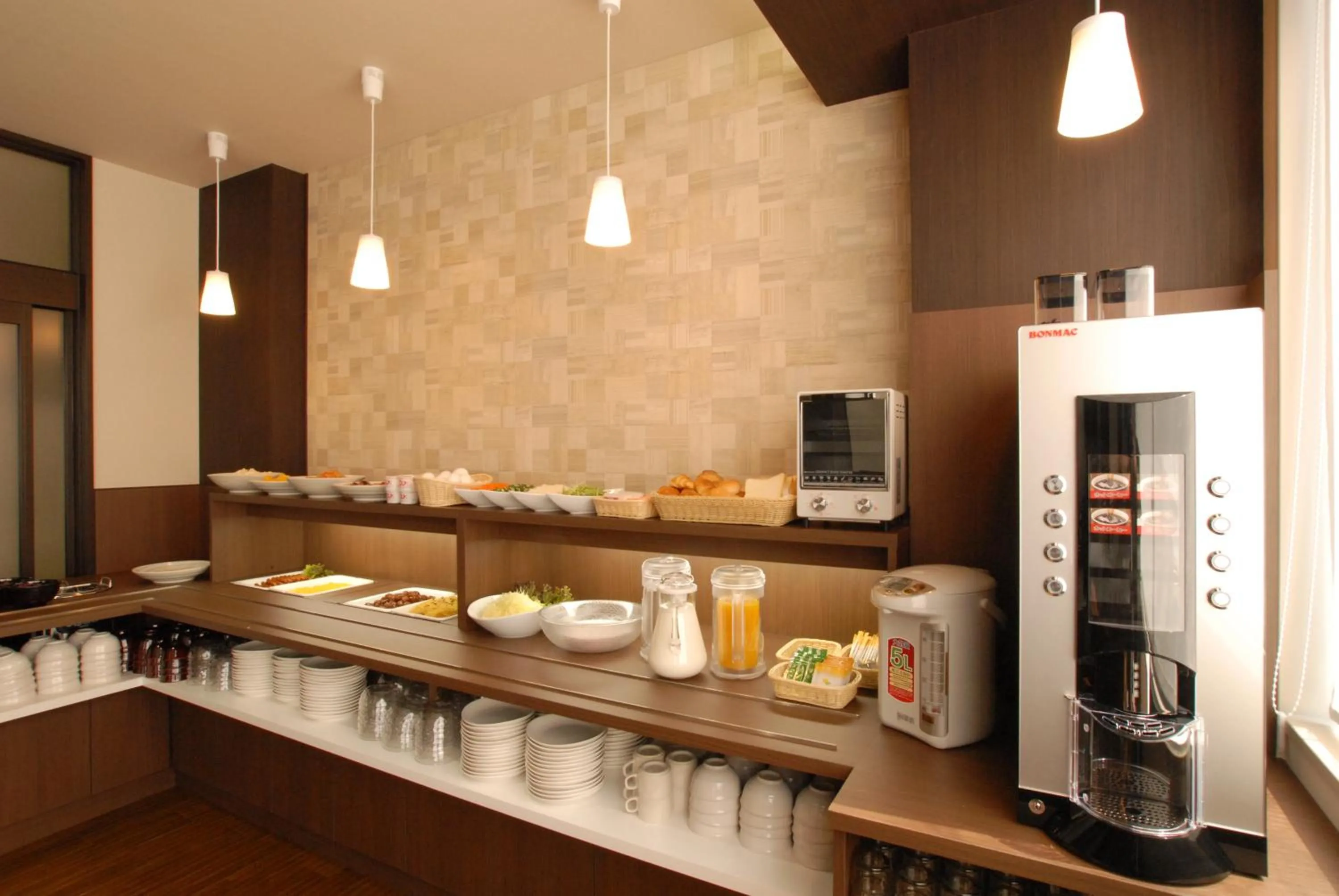 Buffet breakfast in AB Hotel Gifu