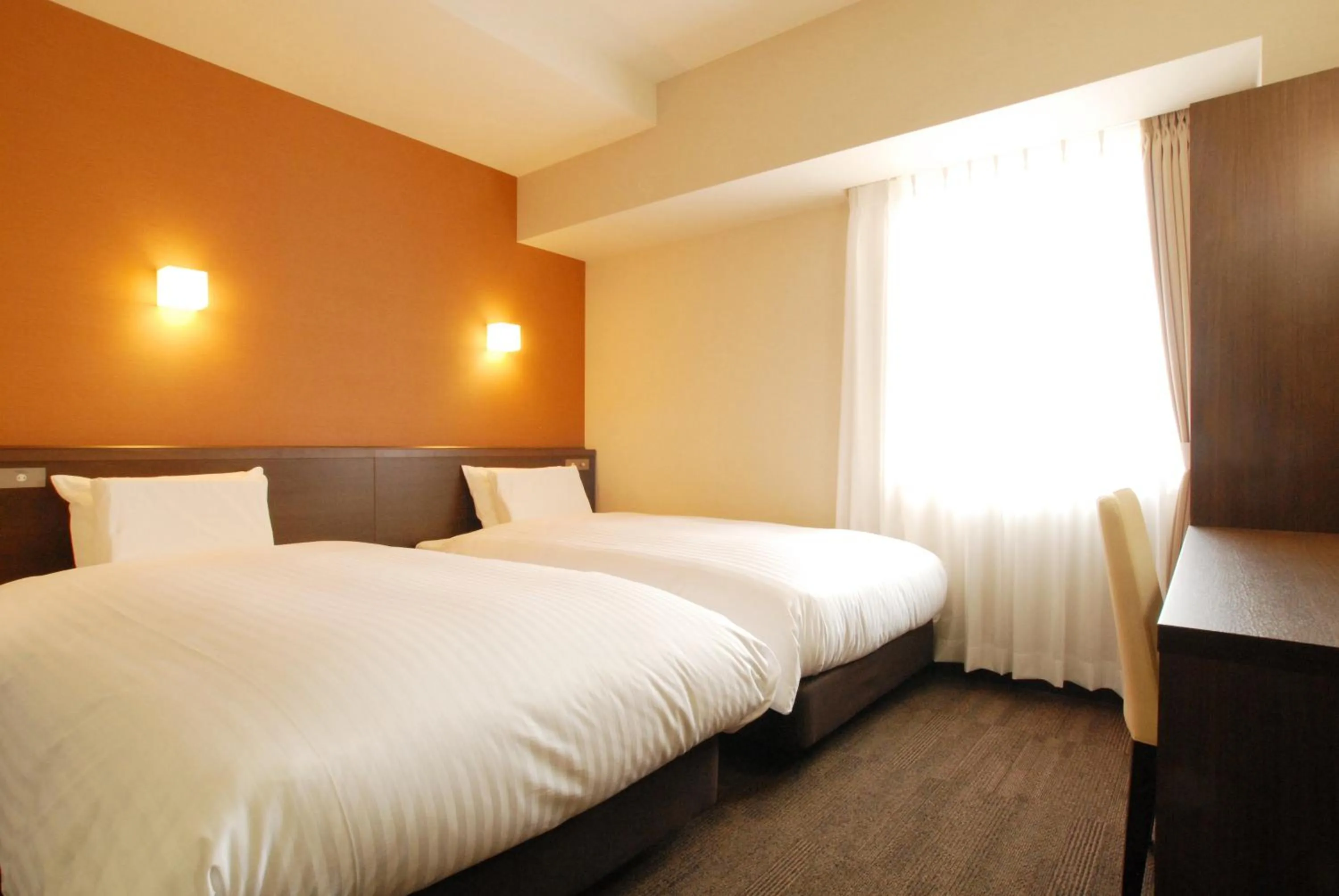 Bed in AB Hotel Gifu