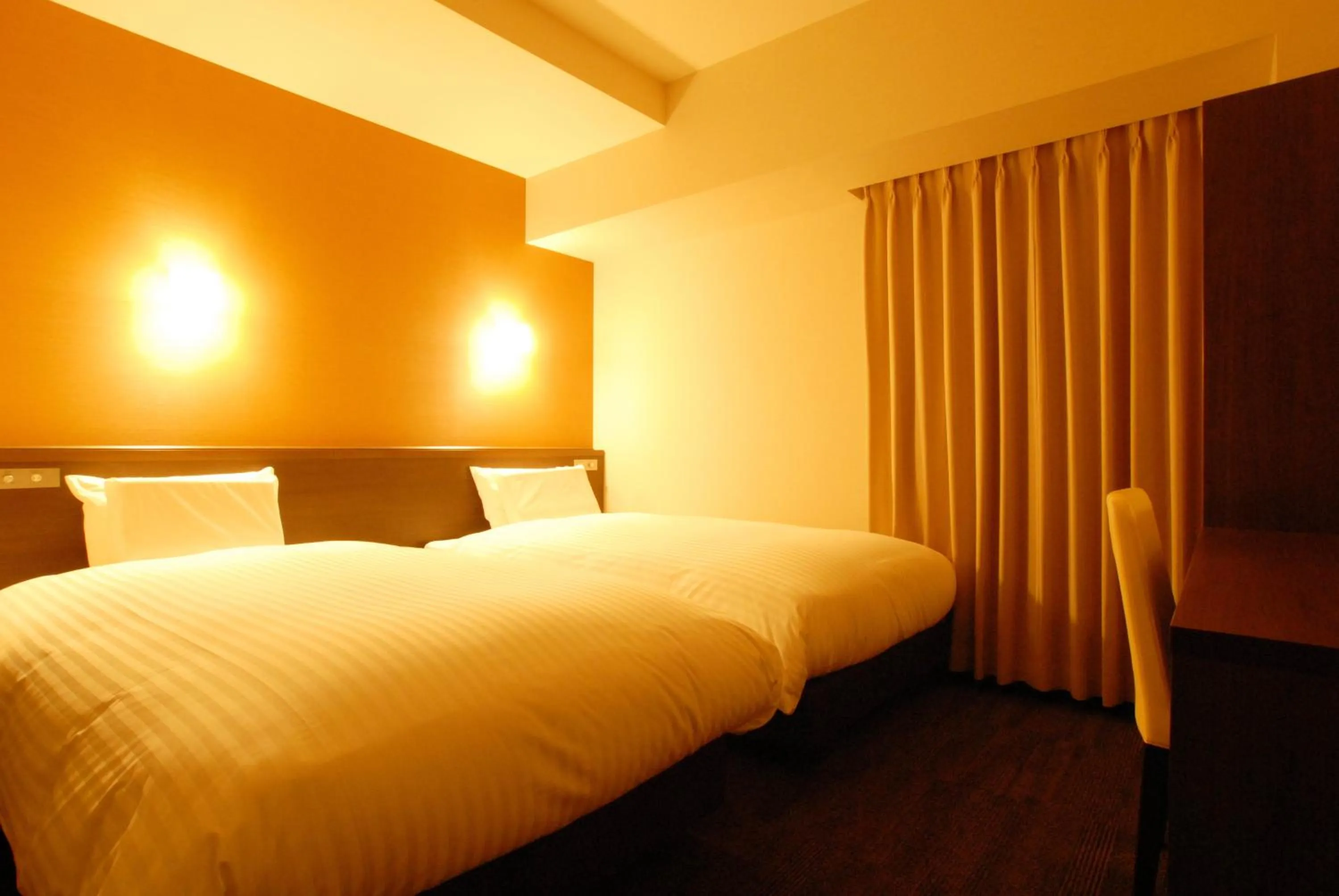 Bed in AB Hotel Gifu