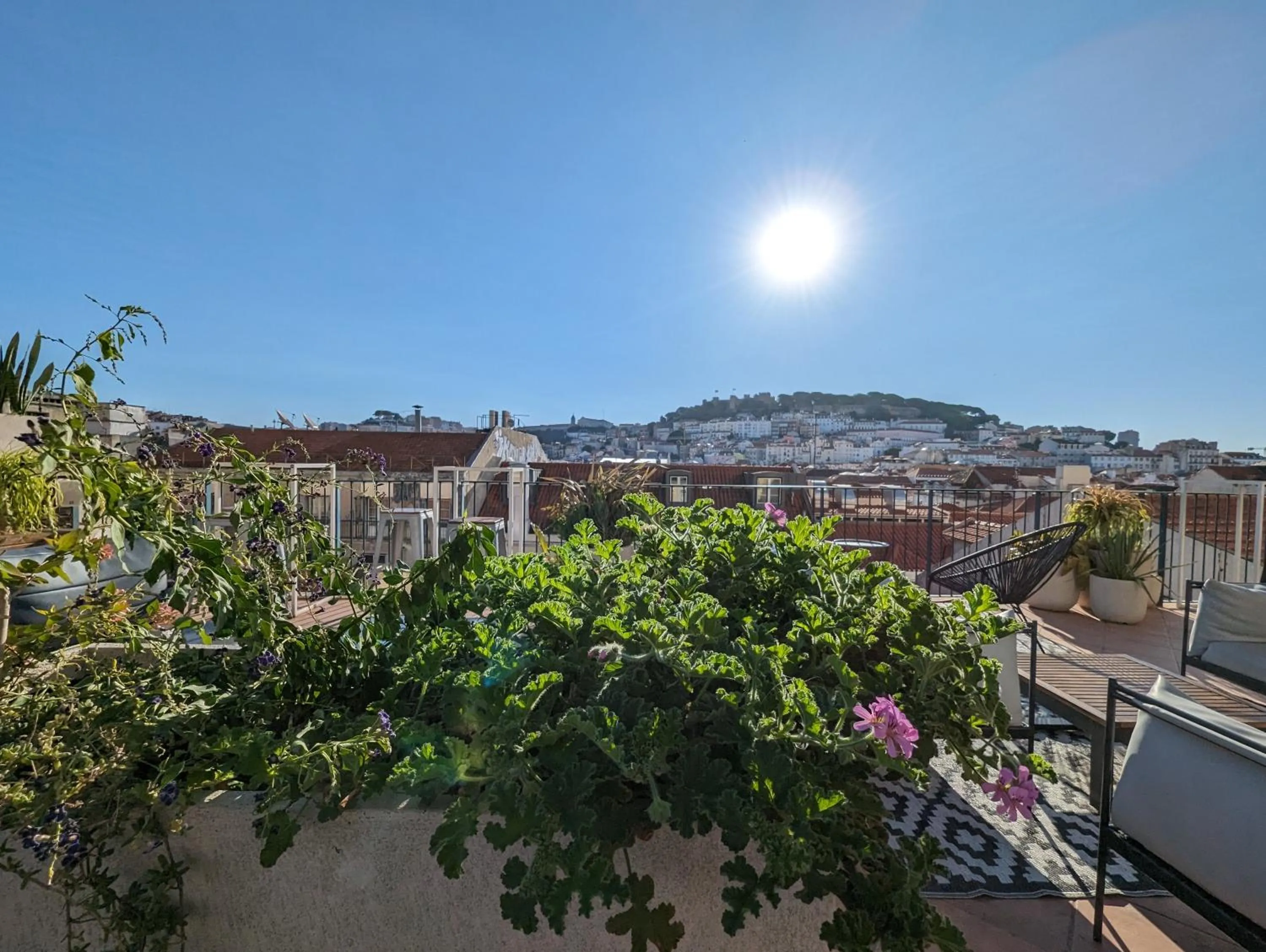 Balcony/Terrace in The ART INN Lisbon