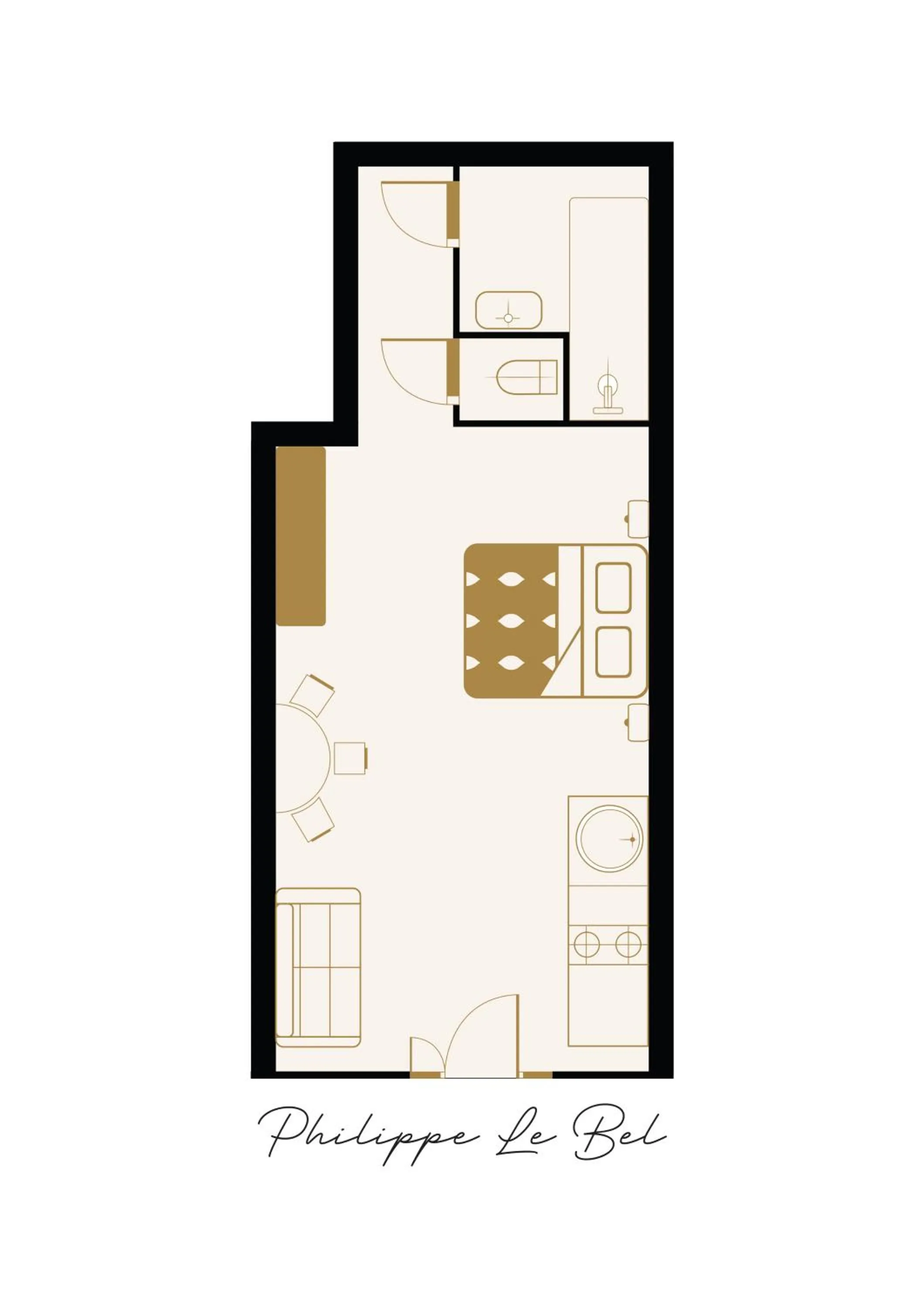 Floor plan in La Villa Dupont d'Avignon
