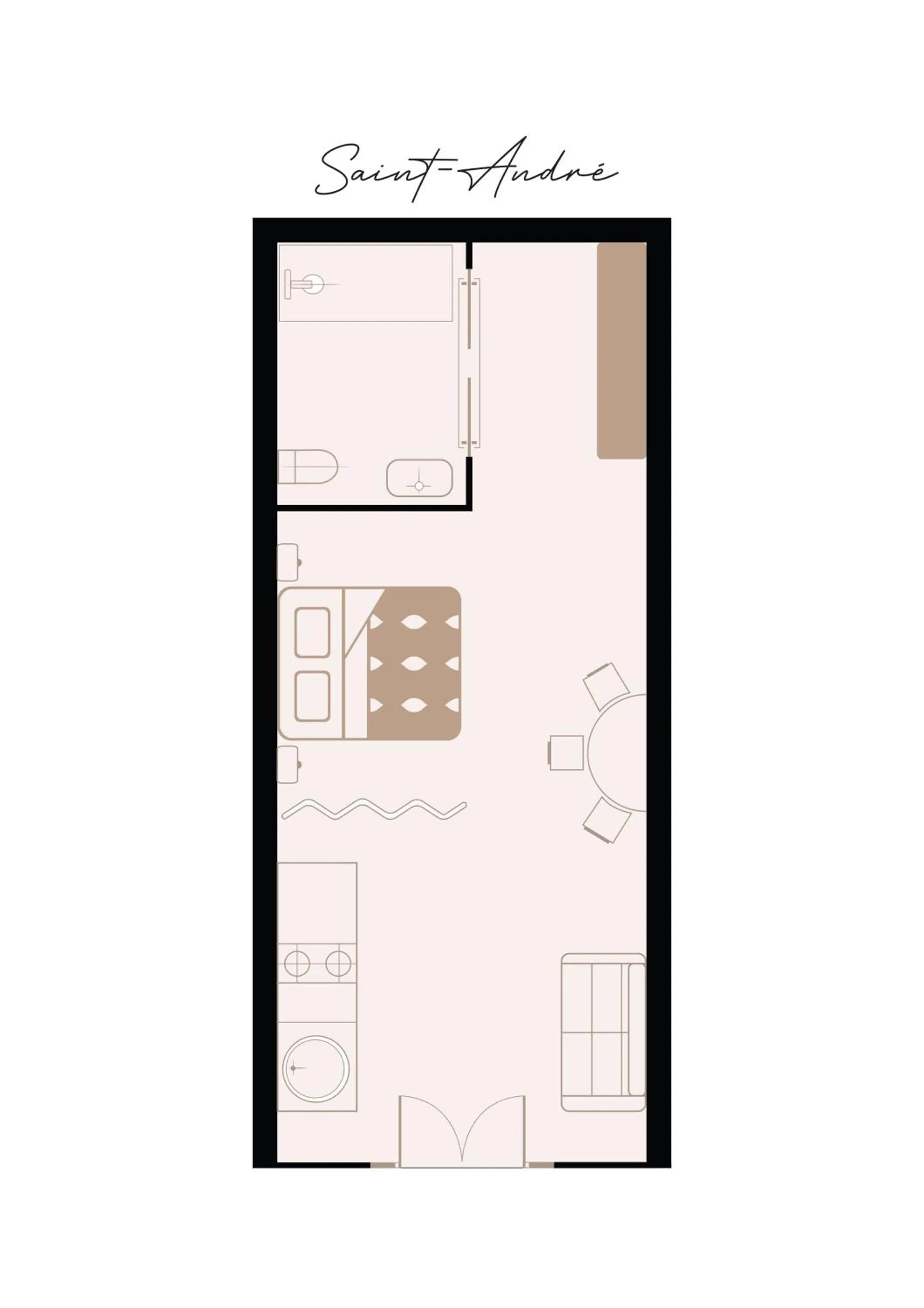 Floor plan in La Villa Dupont d'Avignon
