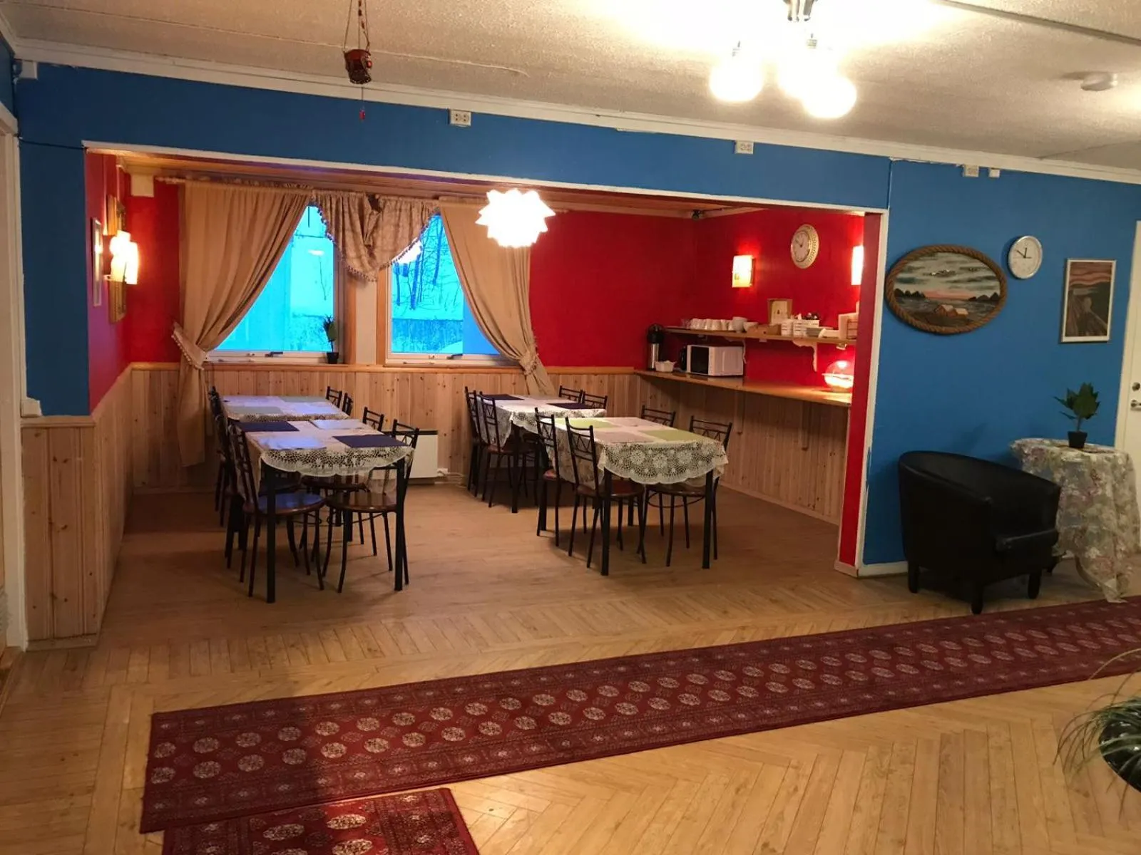 Dining area in Barents Hotell