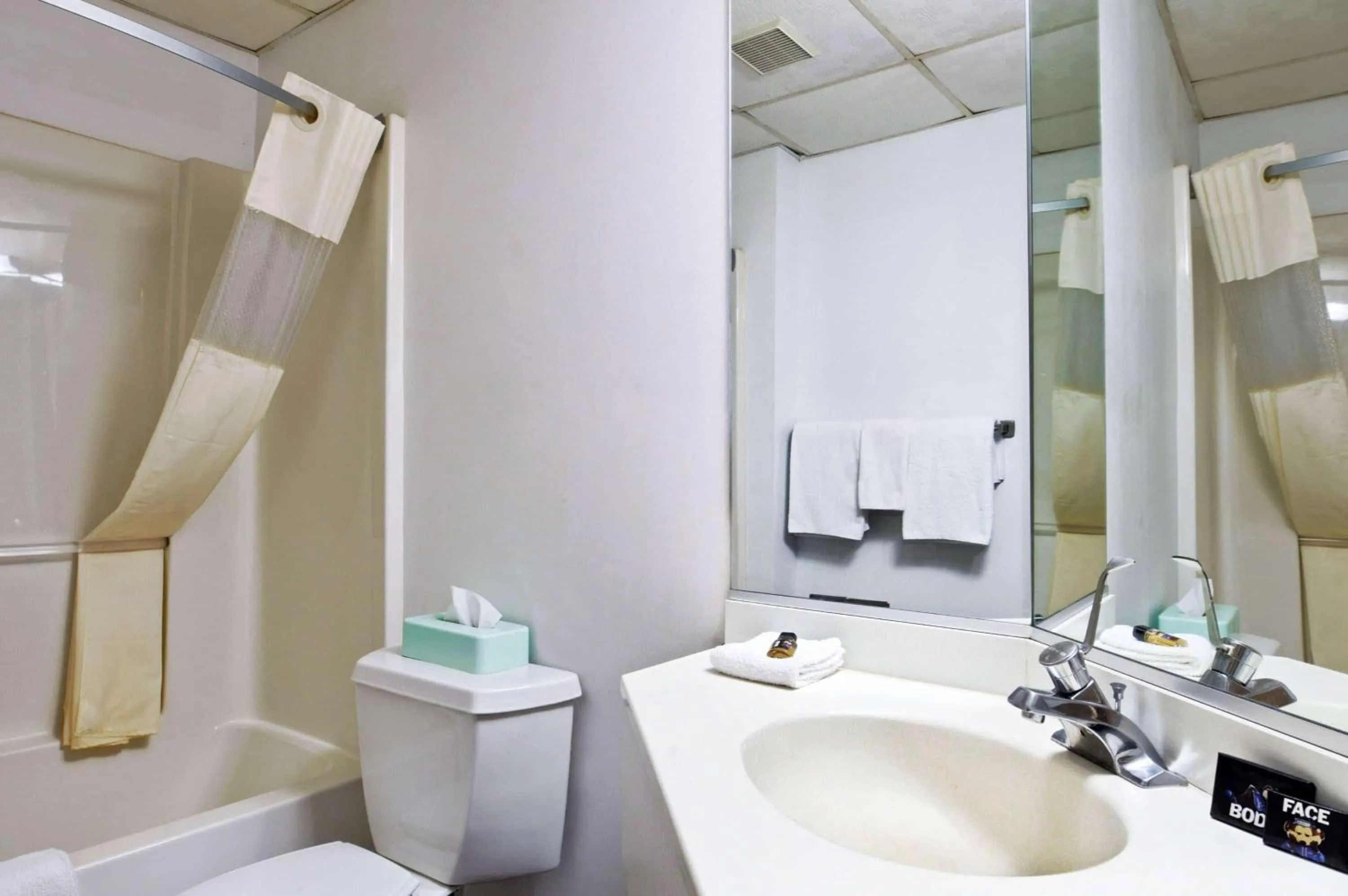 Bathroom in Travelodge by Wyndham Niagara Falls - New York