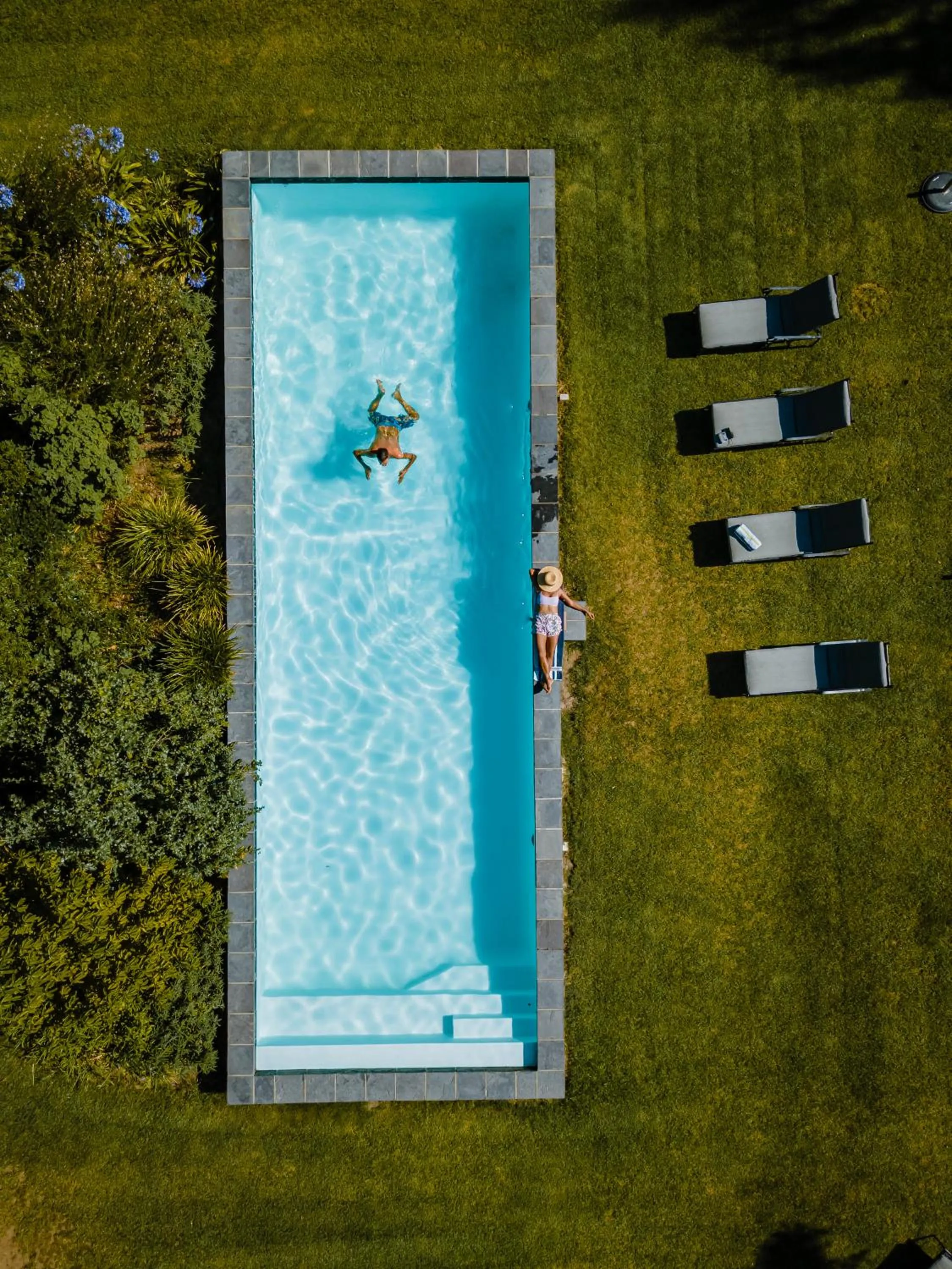 Swimming pool in Klein Welmoed Luxury Guest House