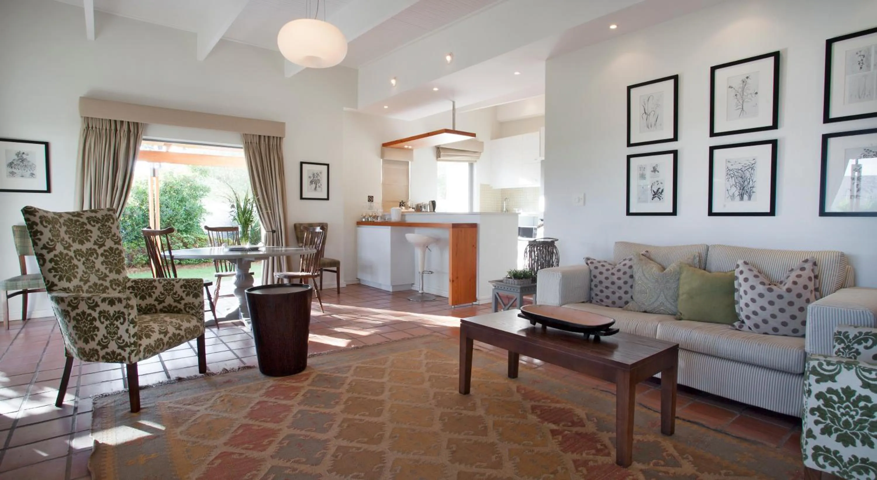 Living room in Klein Welmoed Luxury Guest House