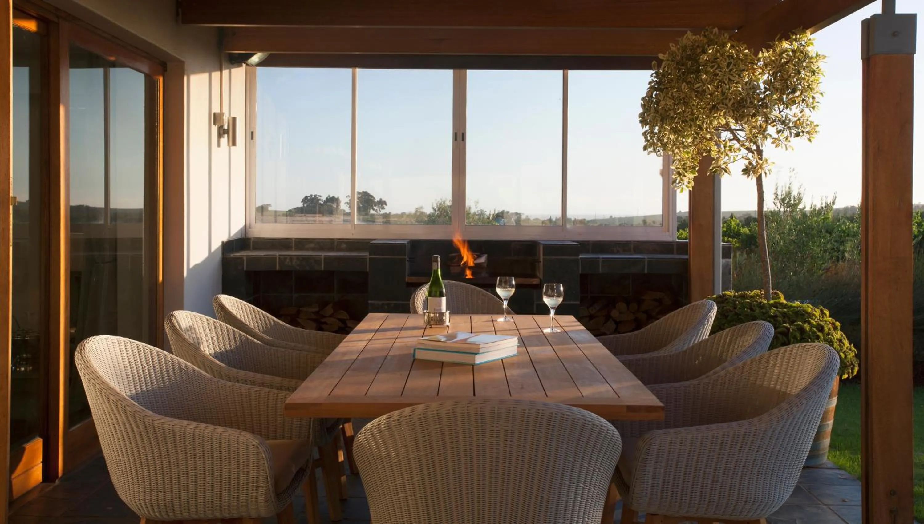 Patio in Klein Welmoed Luxury Guest House