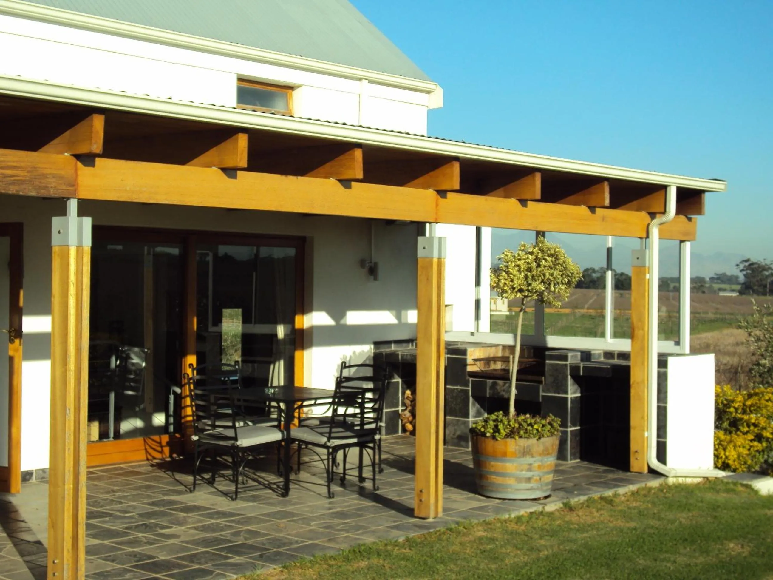 Patio in Klein Welmoed Luxury Guest House