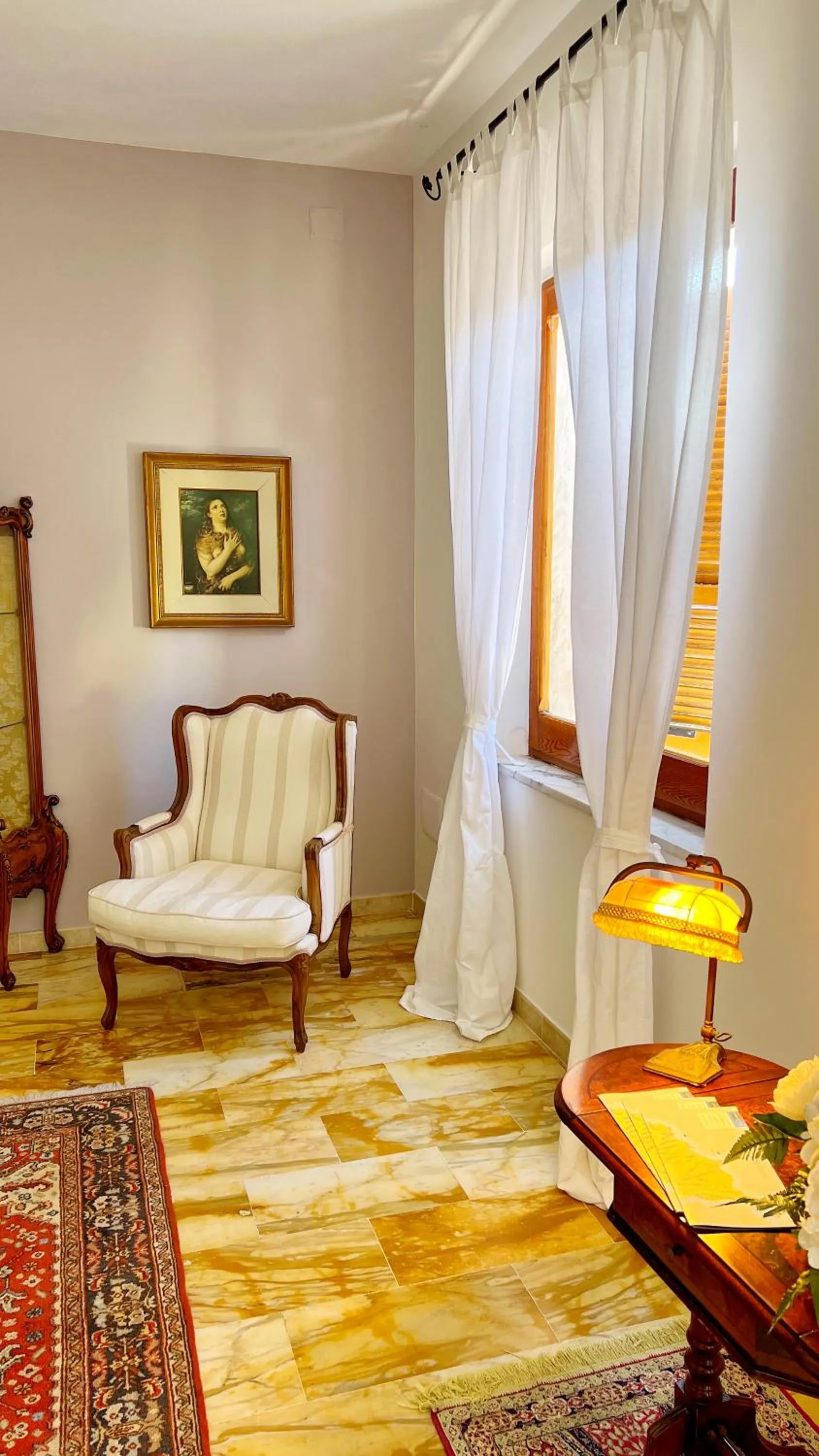 Living room in Villa Iole