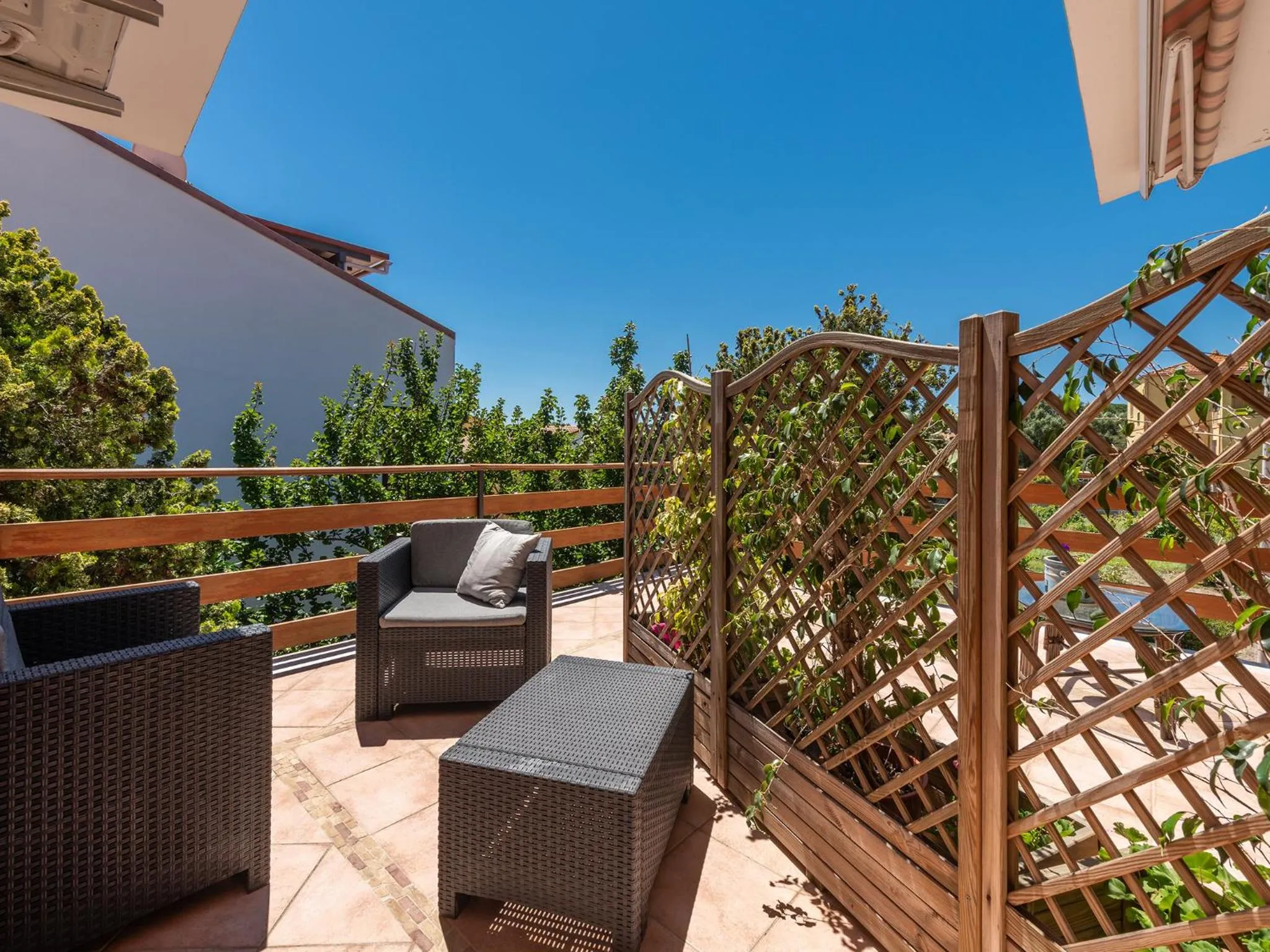 Balcony/Terrace in Villa Iole