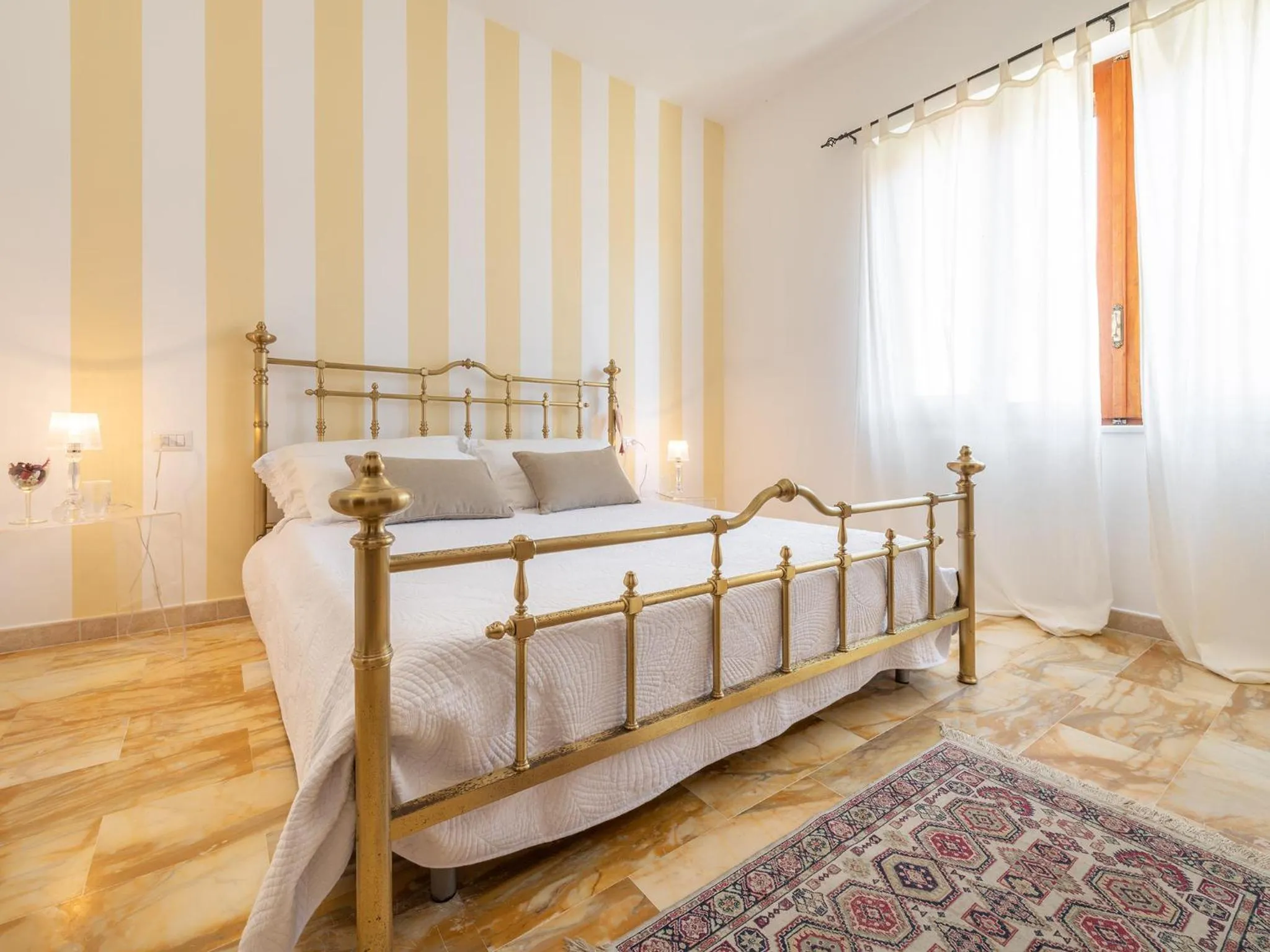 Bedroom, Bed in Villa Iole