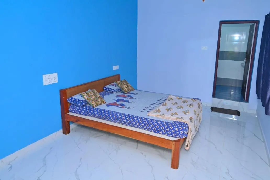 Bed in Gopi Plantation Homestay