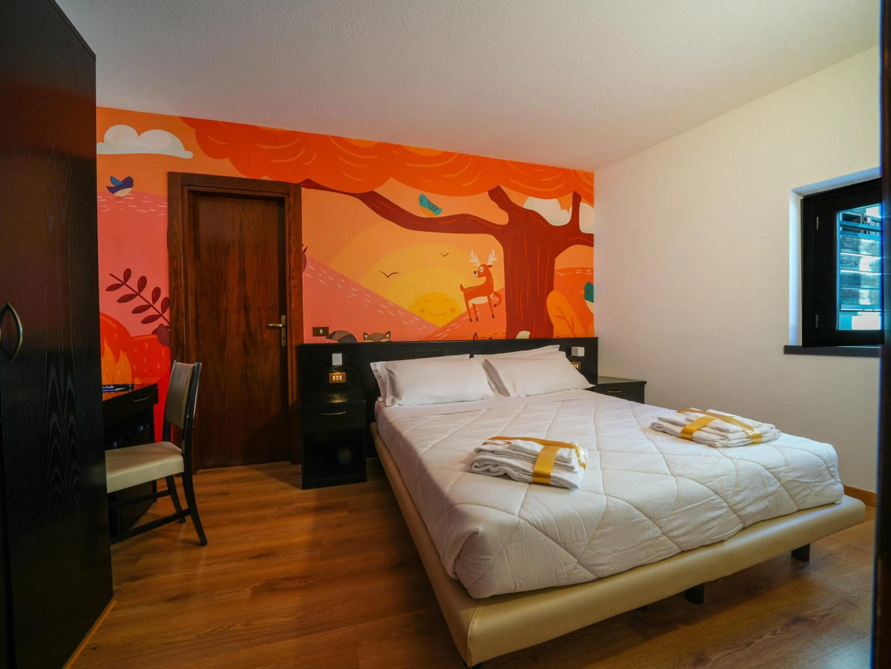 Bedroom, Bed in Hotel Arlecchino - Dada Hotels