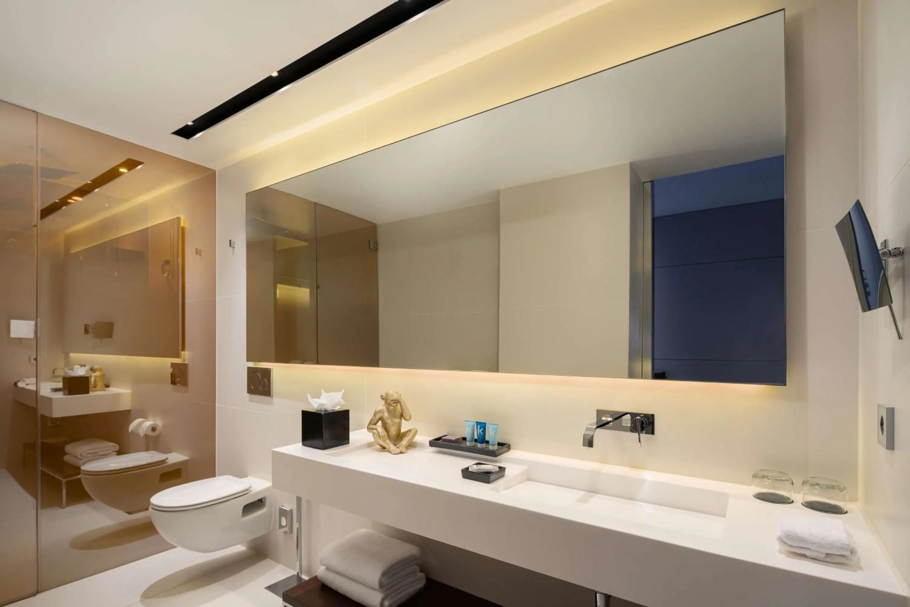 Bedroom in art'otel amsterdam, Powered by Radisson Hotels