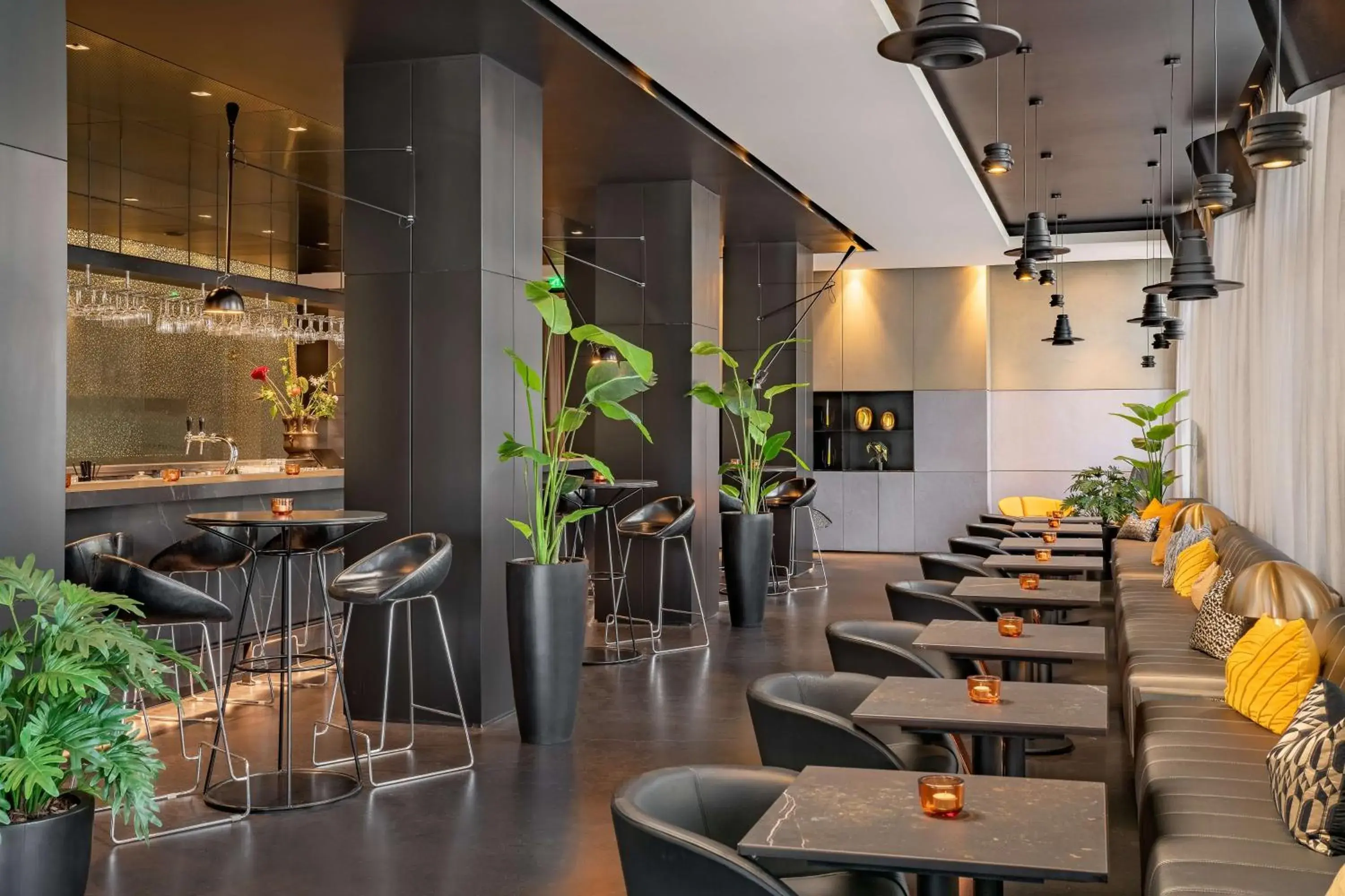 Lounge or bar in art'otel amsterdam, Powered by Radisson Hotels Lounge or bar in art'otel amsterdam, Powered by Radisson Hotels