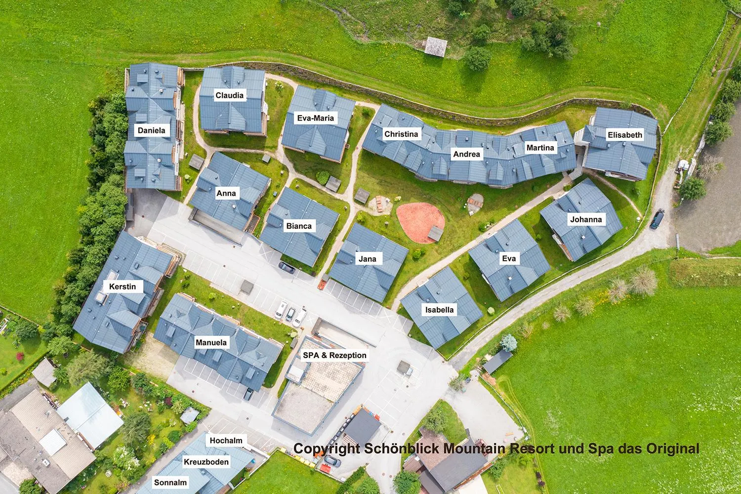 Bird's eye view in Schönblick Mountain Resort & Spa - Das Original!