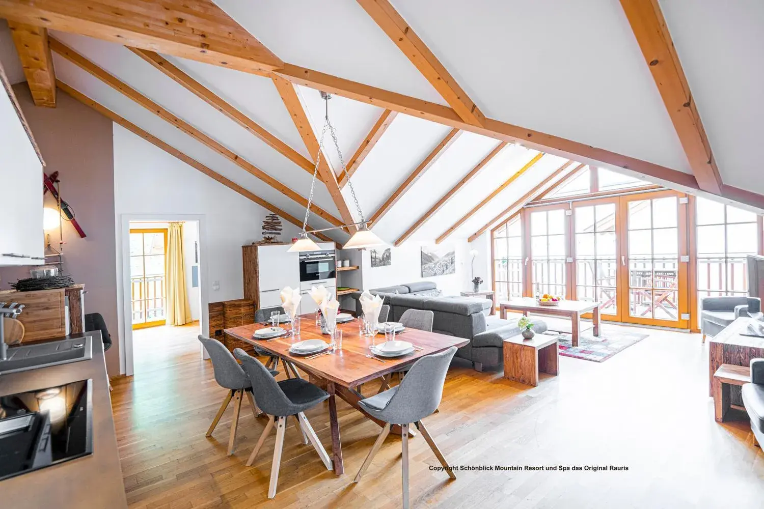 Four-Bedroom Apartment with Sofa Bed in Schönblick Mountain Resort & Spa - Das Original! Four-Bedroom Apartment with Sofa Bed in Schönblick Mountain Resort & Spa - Das Original!