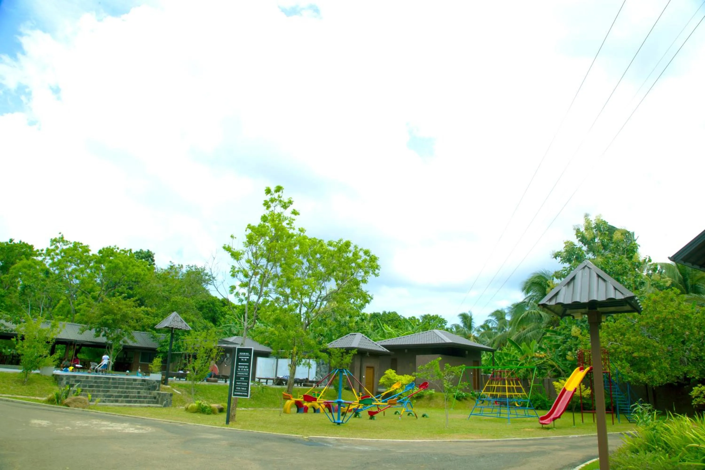 Children play ground in Doola River Edge