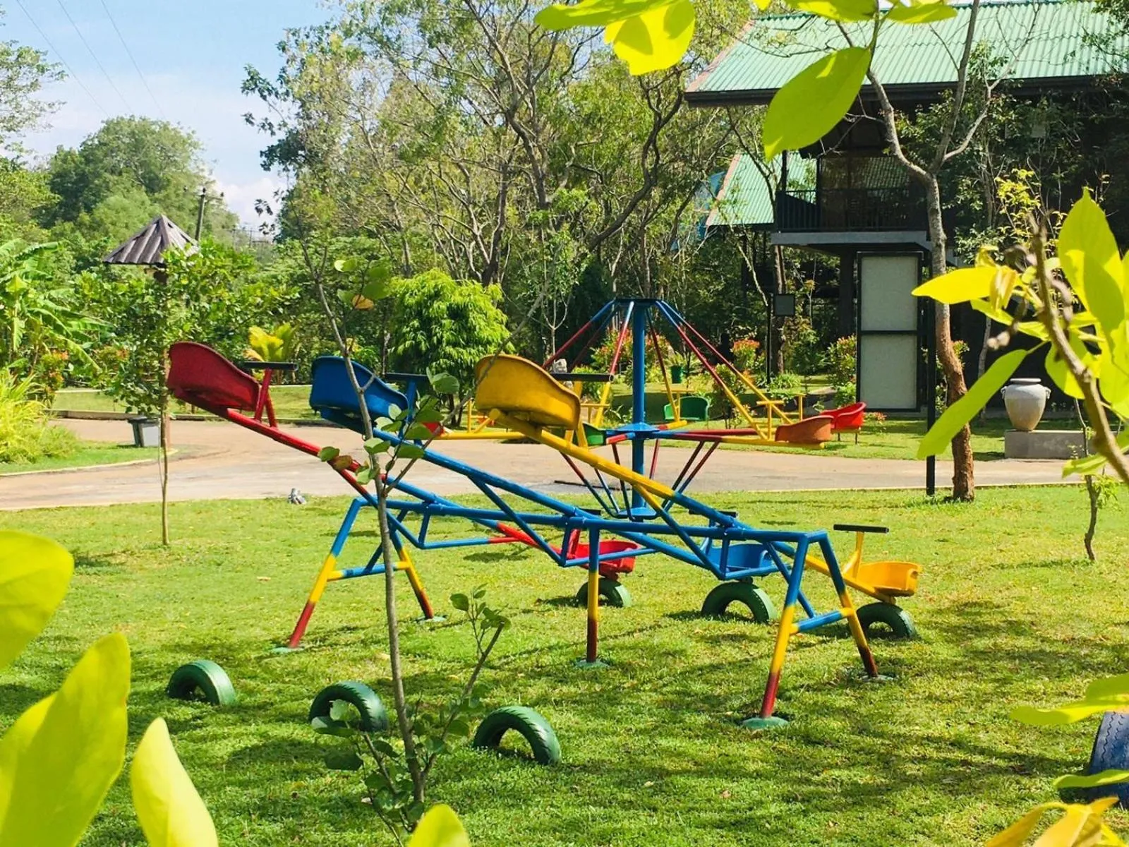Children play ground in Doola River Edge